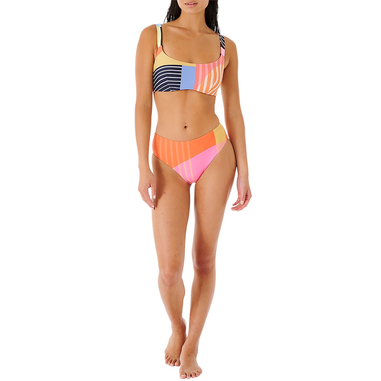 Rip Curl Day Break Mid Rise Good Bikini Bottoms - Women's | evo