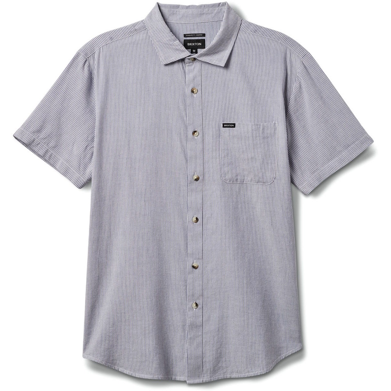 Brixton Charter Stripe Short-Sleeve Shirt | evo