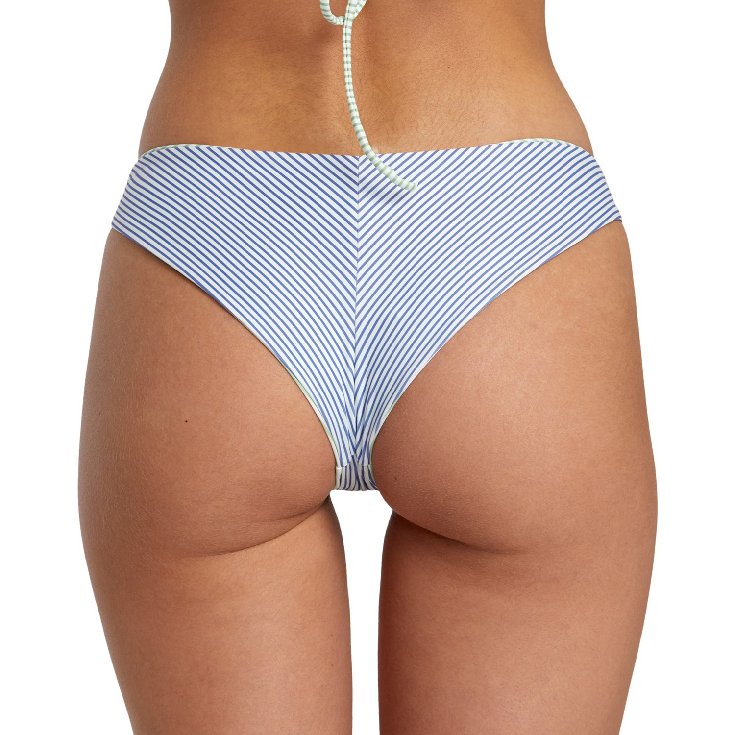 Tri Stripe Reversible Cheeky Bikini Bottoms - Multi –