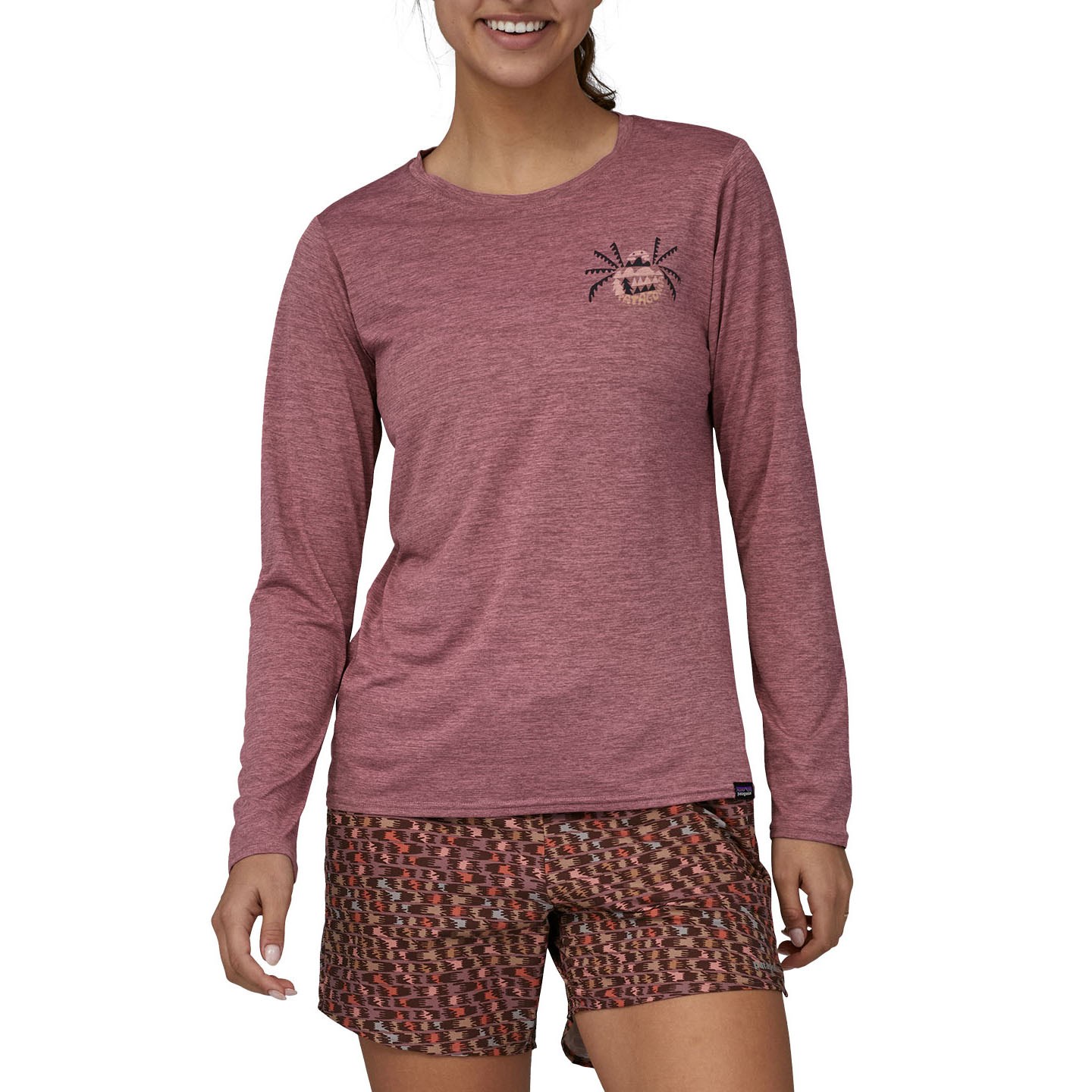 Patagonia Cap Cool Daily Graphic Long-Sleeve-Lands - Women's evo