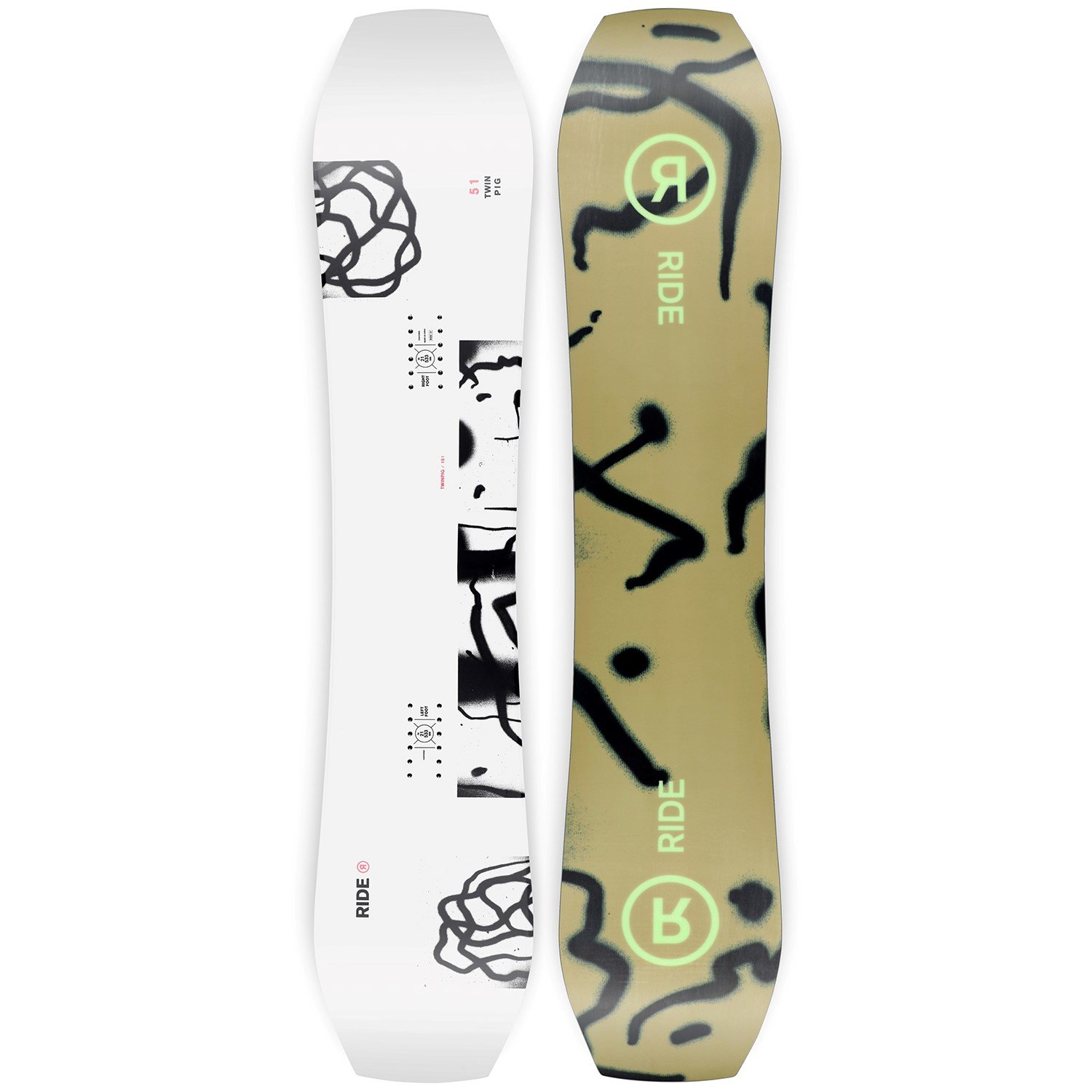 Ride Twinpig Snowboard 2024