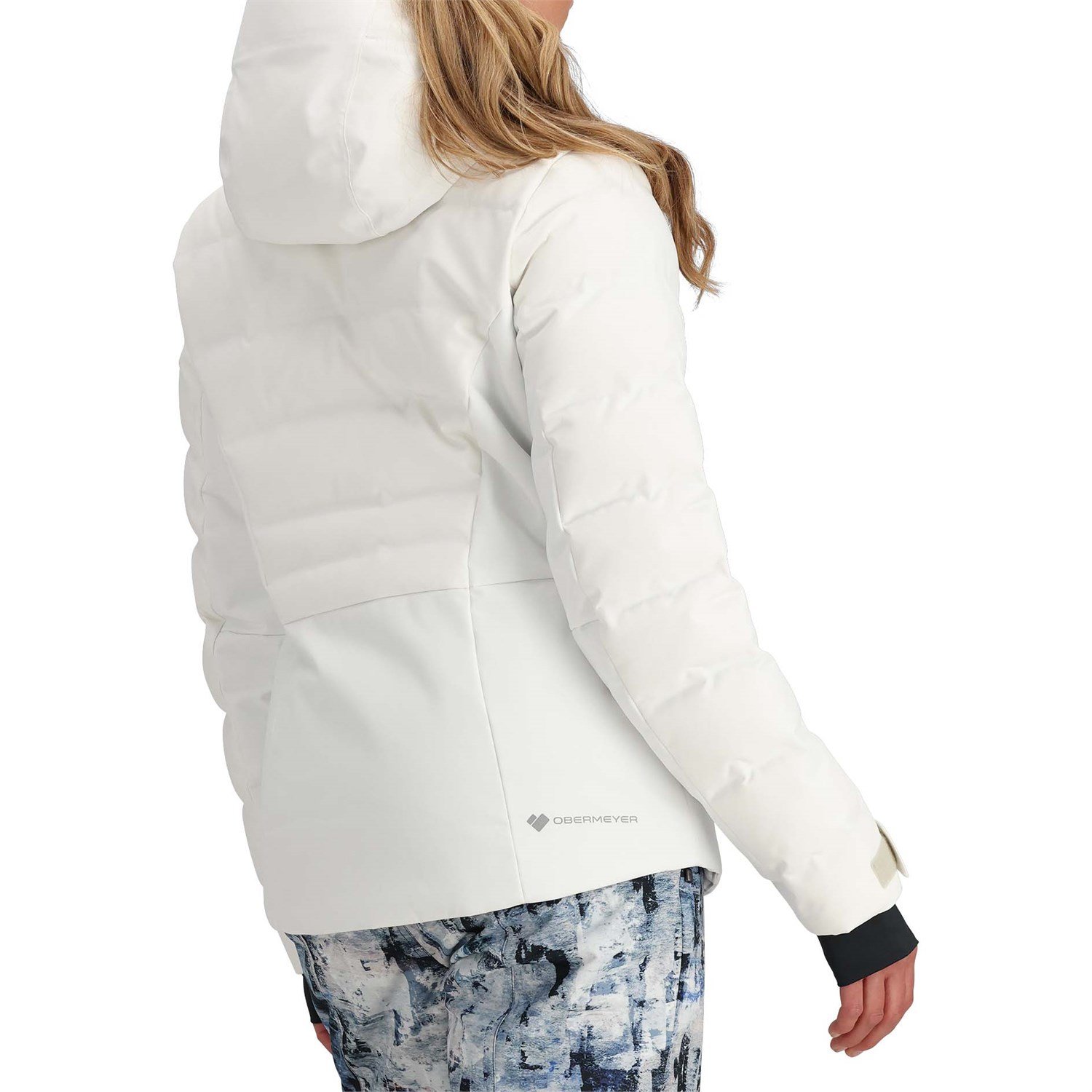 Ladies Jackets Obermeyer Cosima Down Jacket White Buy Obermeyer