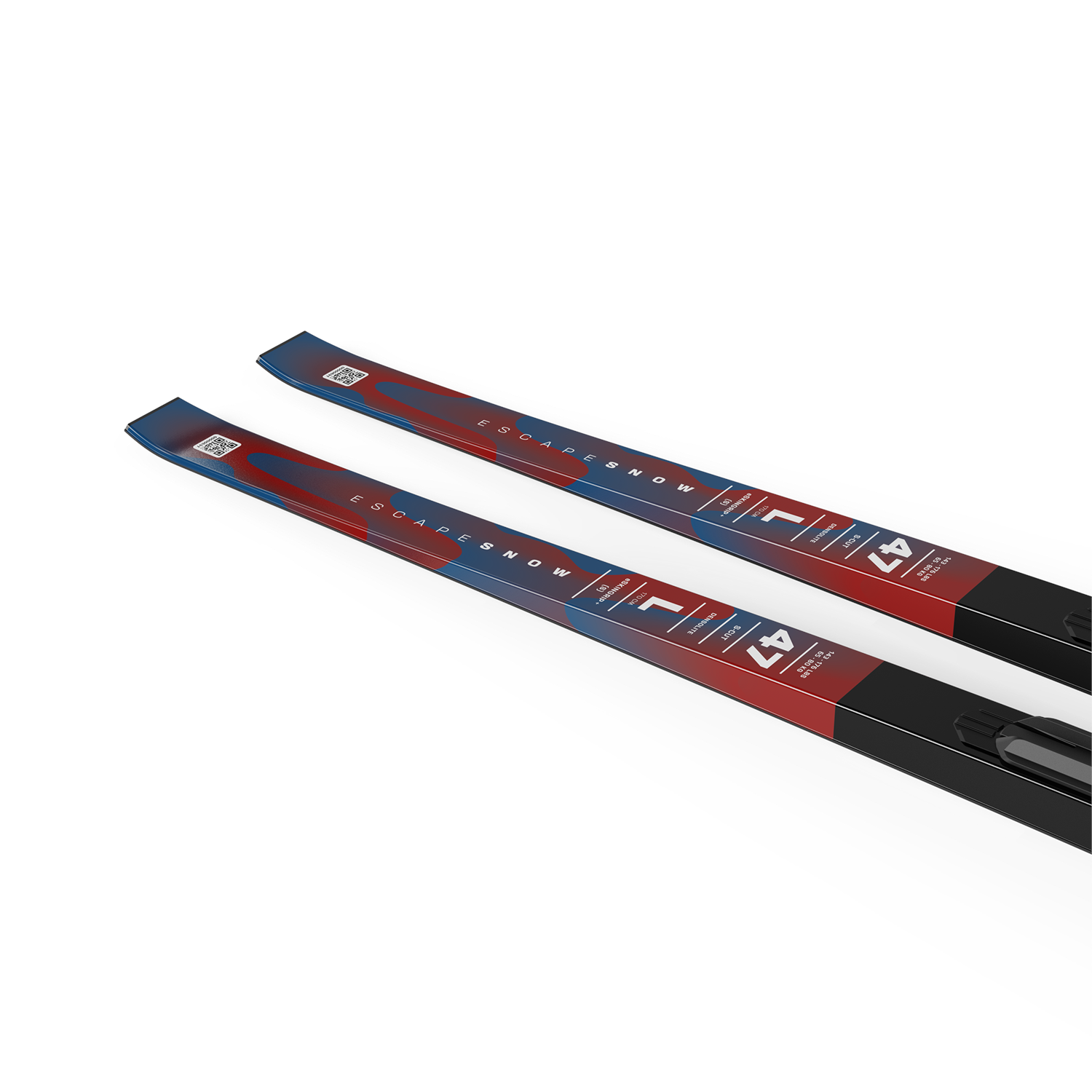 Salomon Escape Snow 47 eSkin Cross Country Skis + Prolink