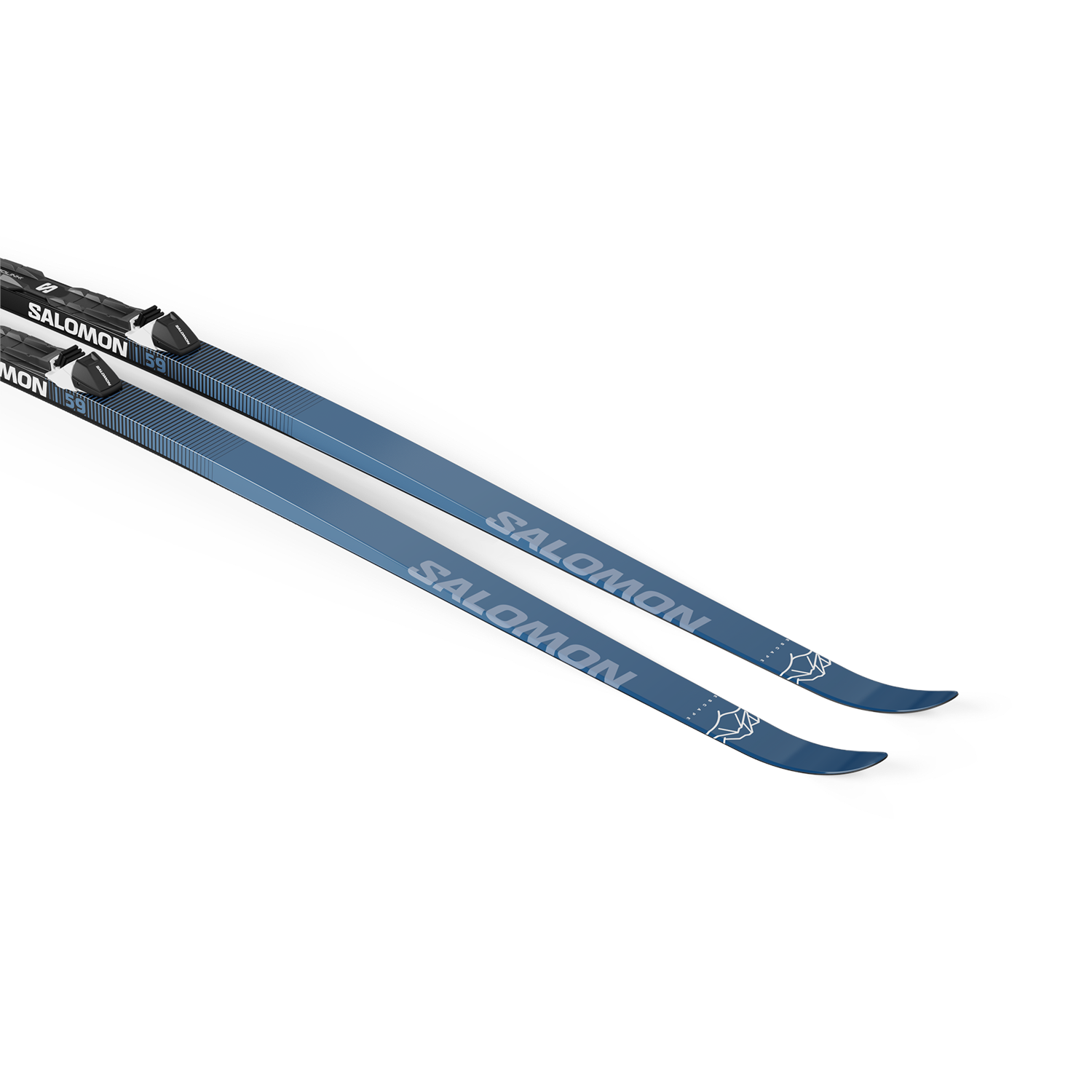 Salomon Escape Snow 59 Cross Country Skis + Prolink Auto