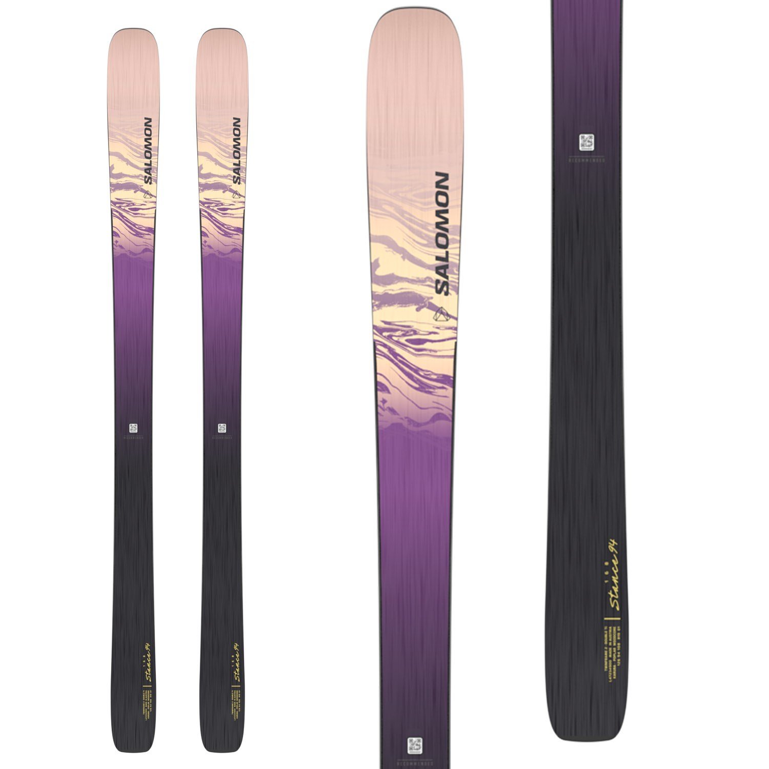 Purple skiis for a size 8 foot street good sh