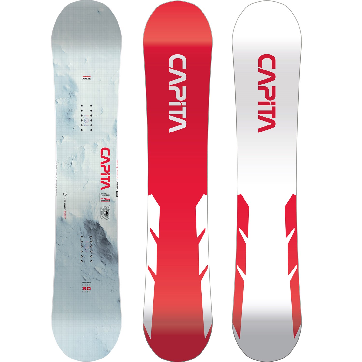  Capita Mercury - Tabla de snowboard para hombre : Todo lo demás