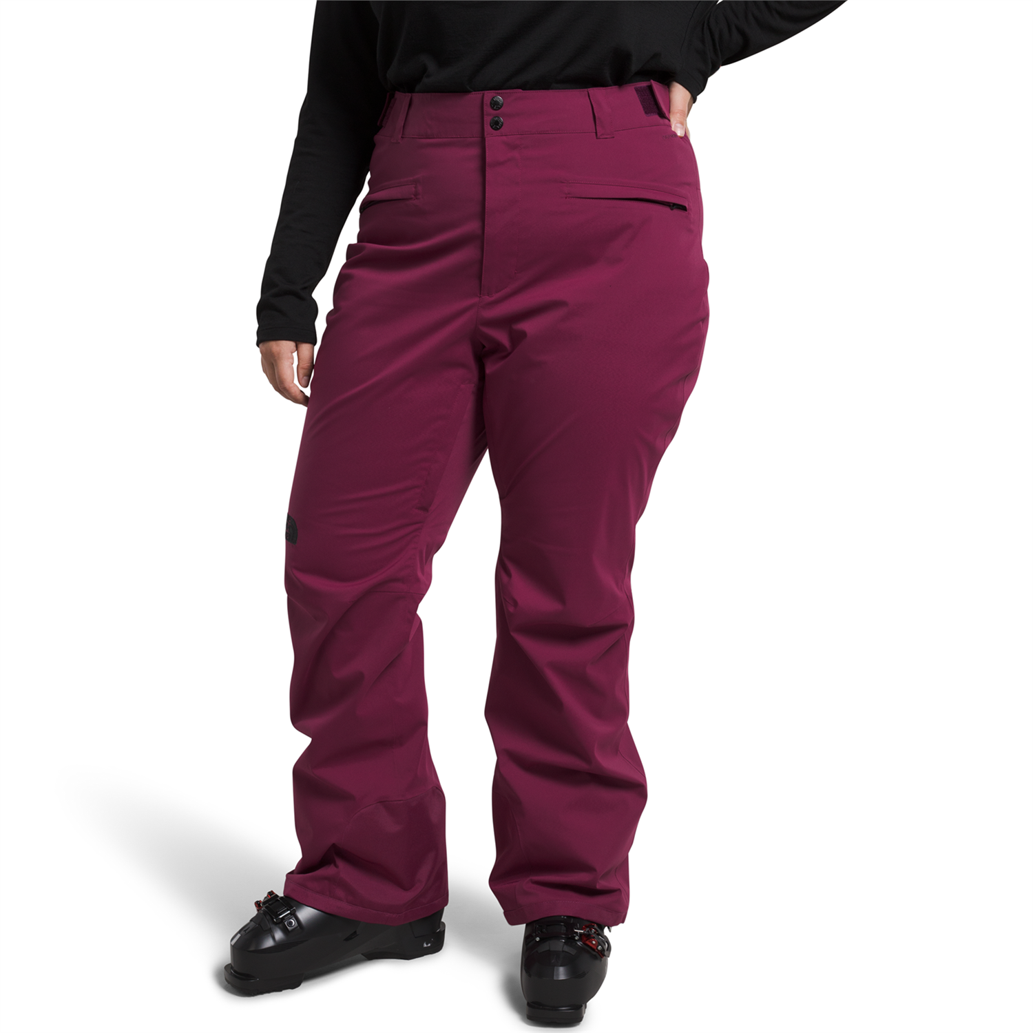 Women's Stretch Woven High-Rise Taper Pants - All In Motion™ Black 3X