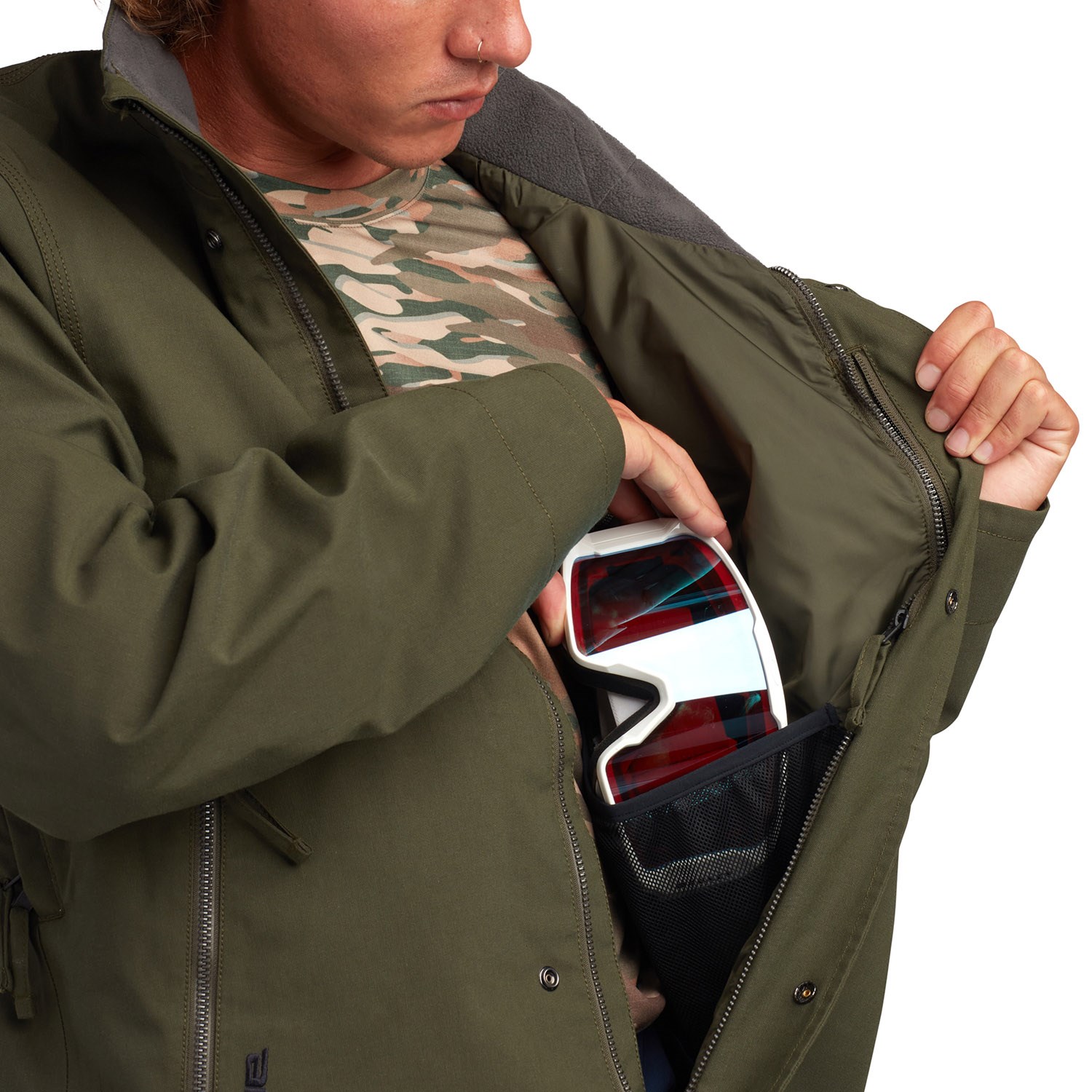 Aazon.co: Dakine A-1 Insulated Canvas Winter Snowboard Jacket, Fir
