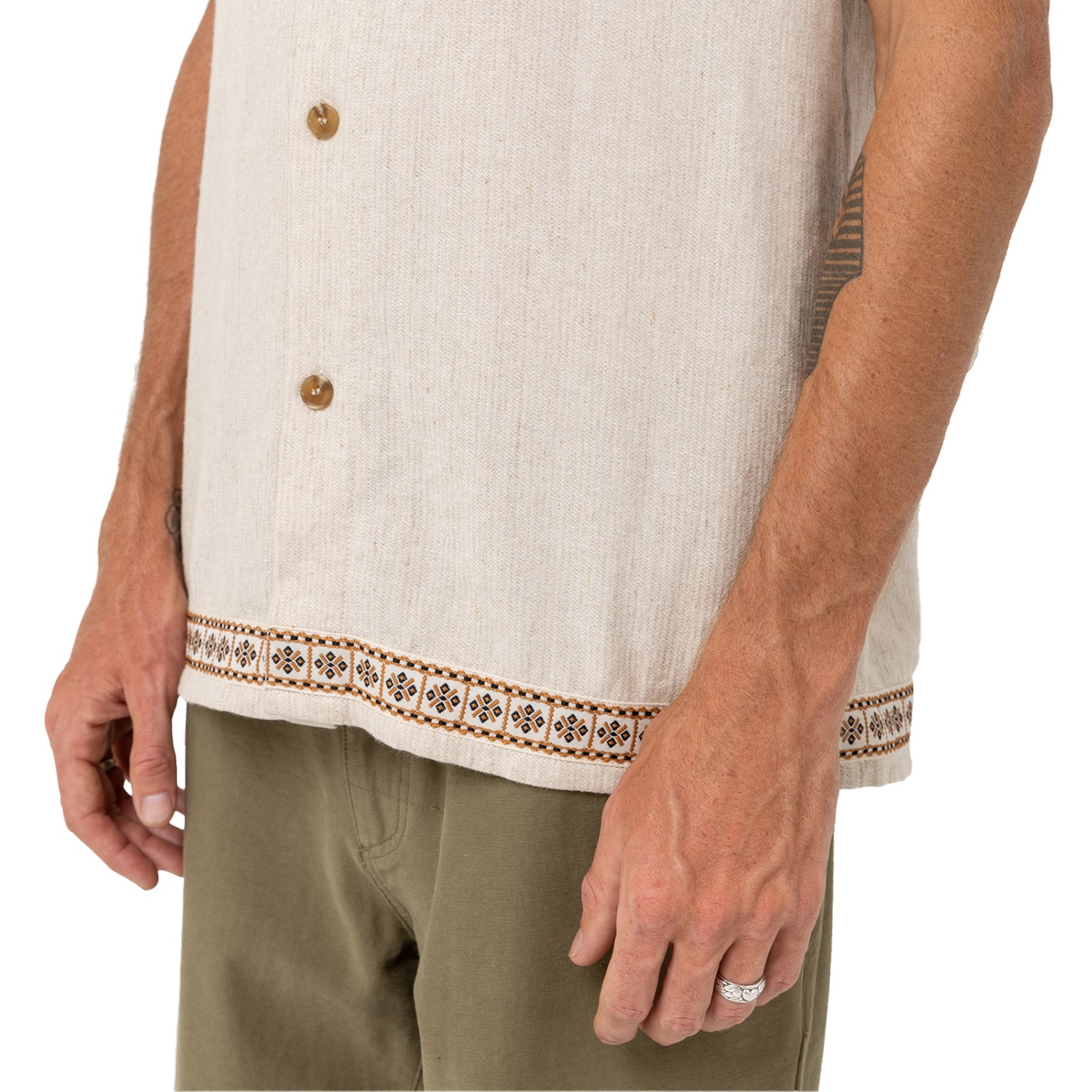 Rhythm Trim Short-Sleeve Shirt - Men's