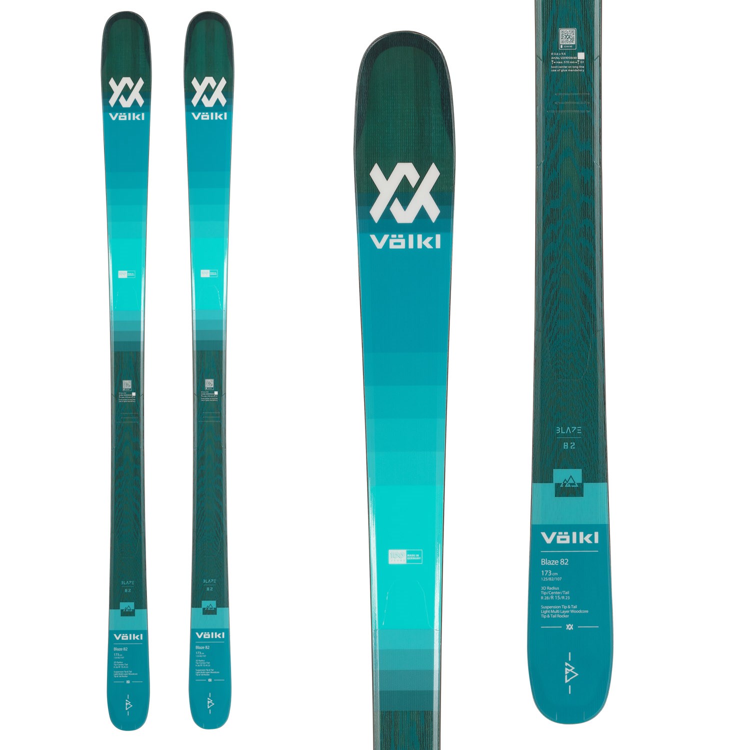 Völkl Blaze 82 Skis 2024