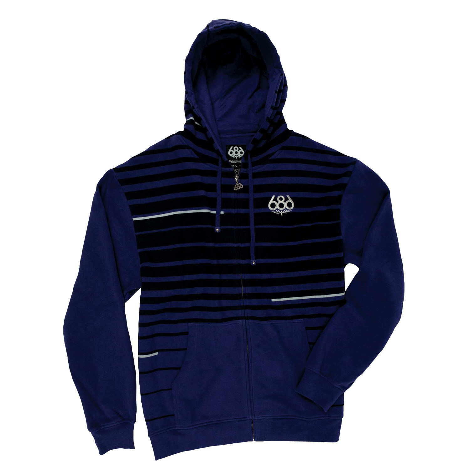 686 Delta Stripe Zip Hoodie | evo Canada