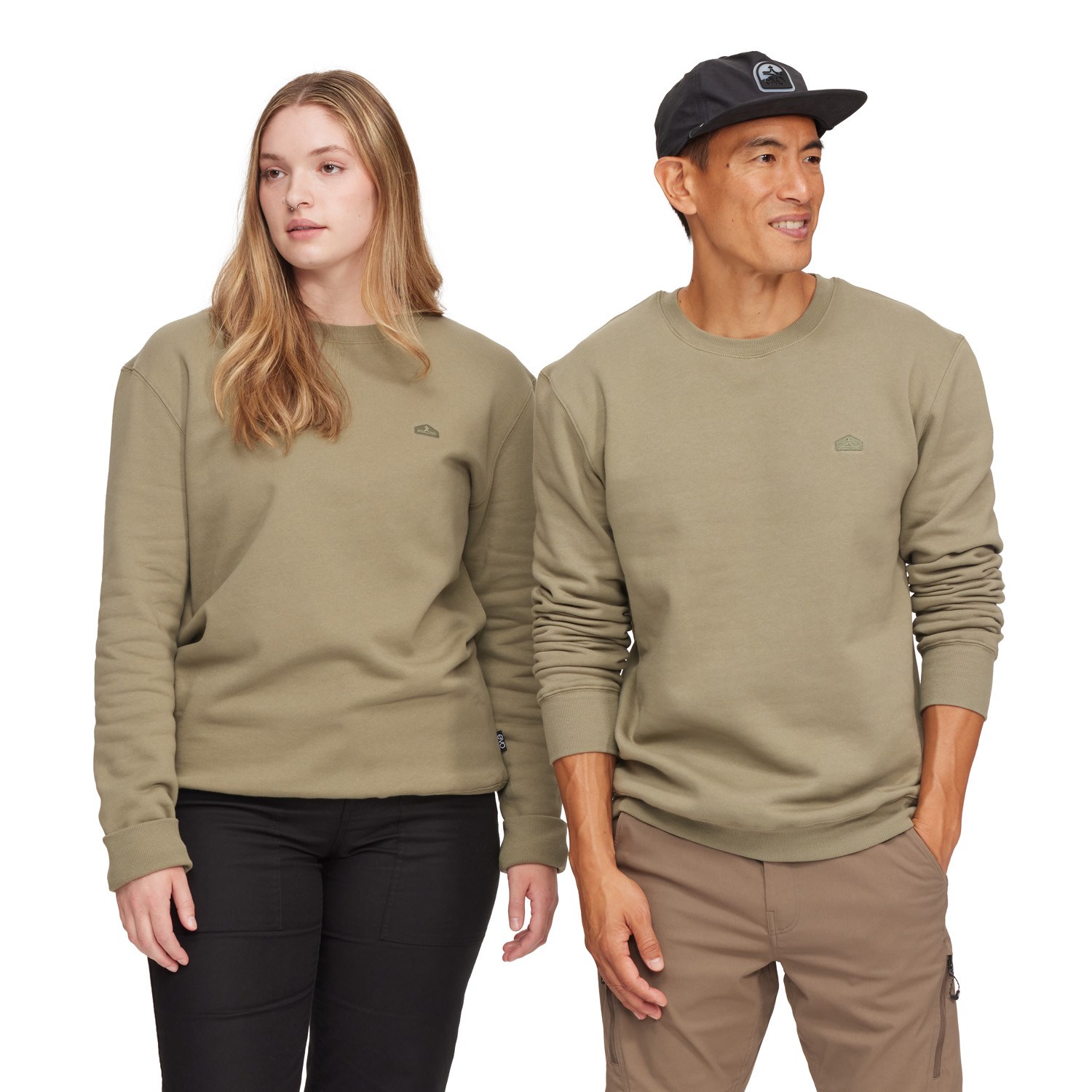 トップス OVYOriginal Fabric Basic Crew Neck Sweat BASIC Crewneck Sweatshirt - Walmart.com
