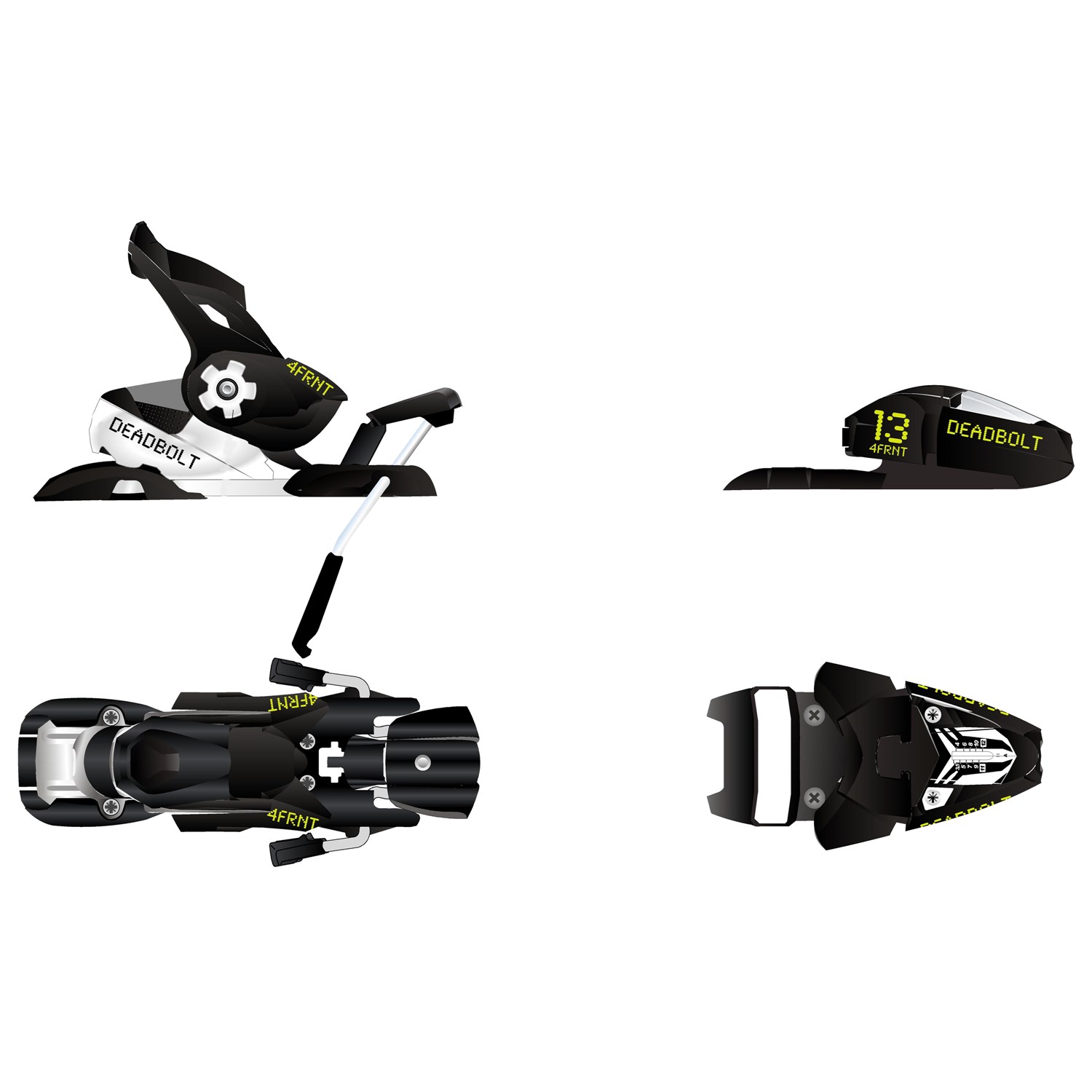 4FRNT Deadbolt 13 Ski Bindings 2010 | evo, image size:1500x1500