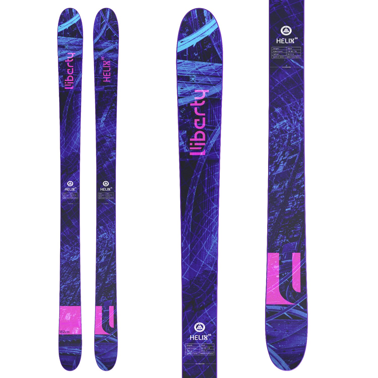 Liberty Helix 88 Skis 2024 | evo