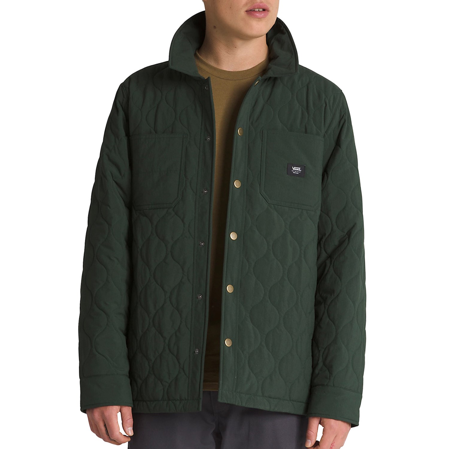 Women's Vans Foundry Checkerboard Print Puffer Jacket| Finish Line