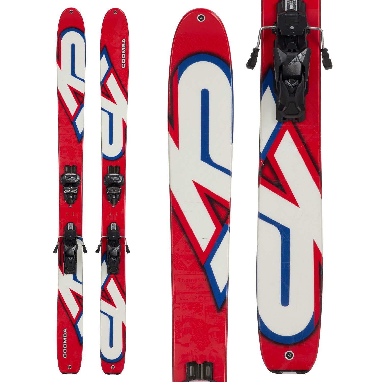 K2 Coomba 114 Skis + Tyrolia Attack 13 Demo Bindings 2017 - Used | evo