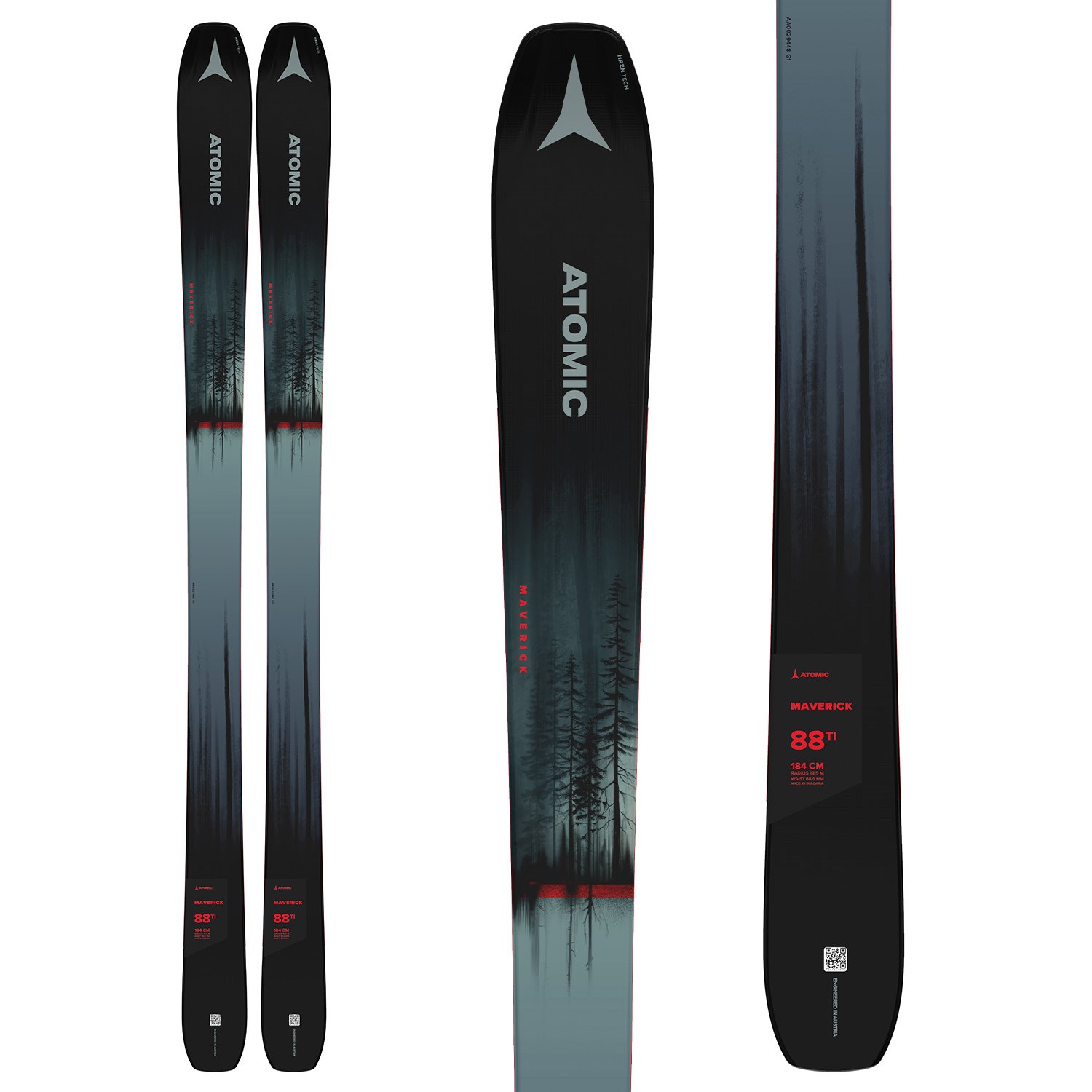 Bunke af kampagne vand Atomic Maverick 88 TI Skis + Salomon Warden MNC 11 Demo Ski Bindings 2022 -  Used | evo