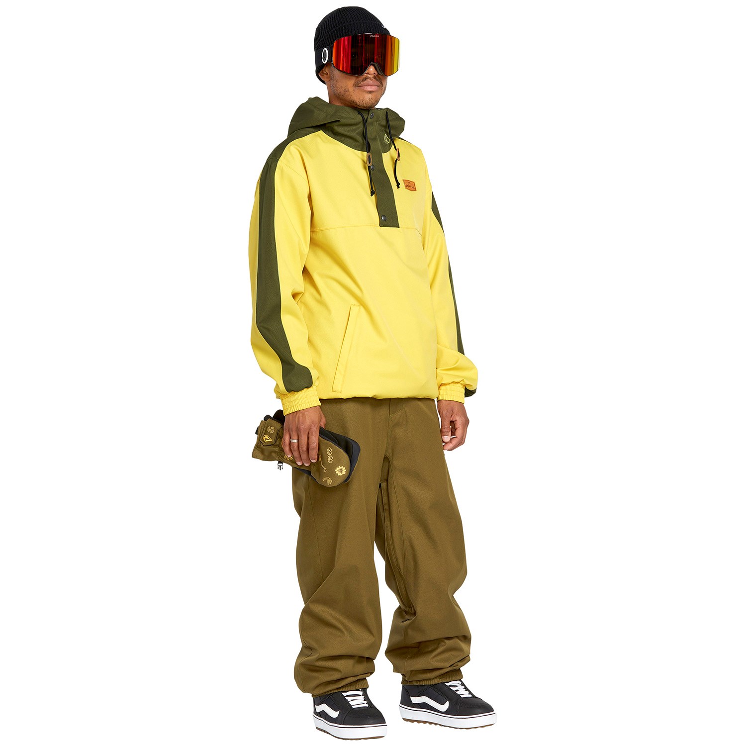 VOLCOM LONGO PULLOVER YELOW Mサイズ