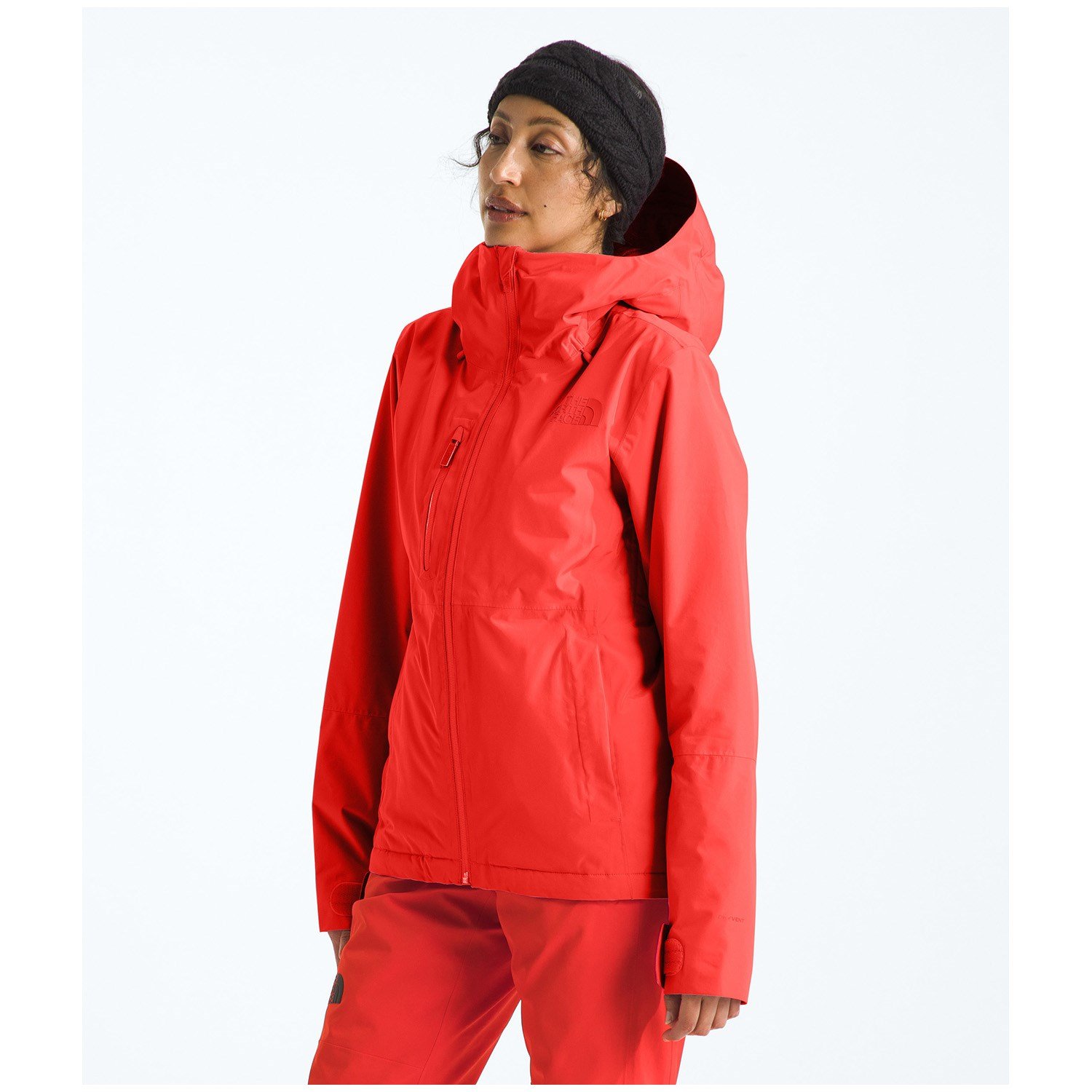 The North Face Women s Descendit Jacket Small Fiery Red