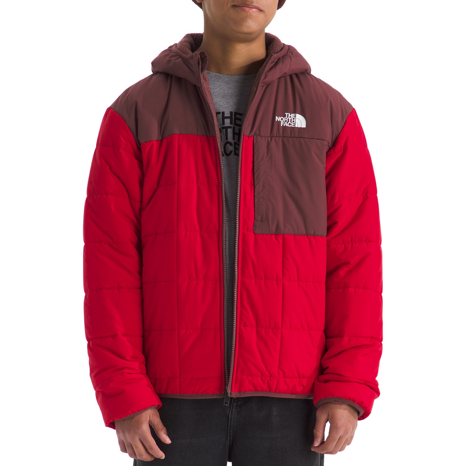 The North Face Reversible Shasta Full Zip Hooded Jacket - Boys' | evo