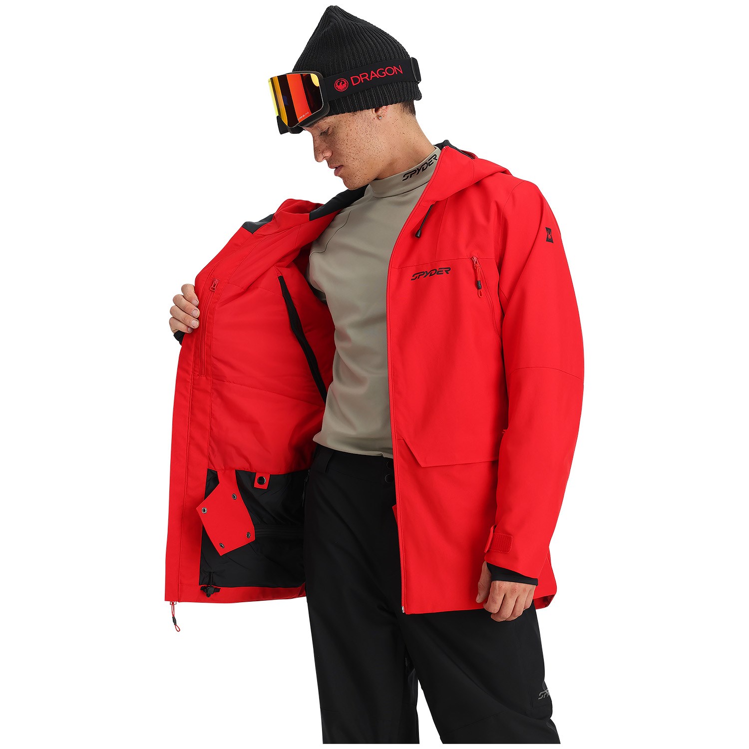新品 Spyder FIELD JACKET 38SA075338 BK-L 【公式通販】