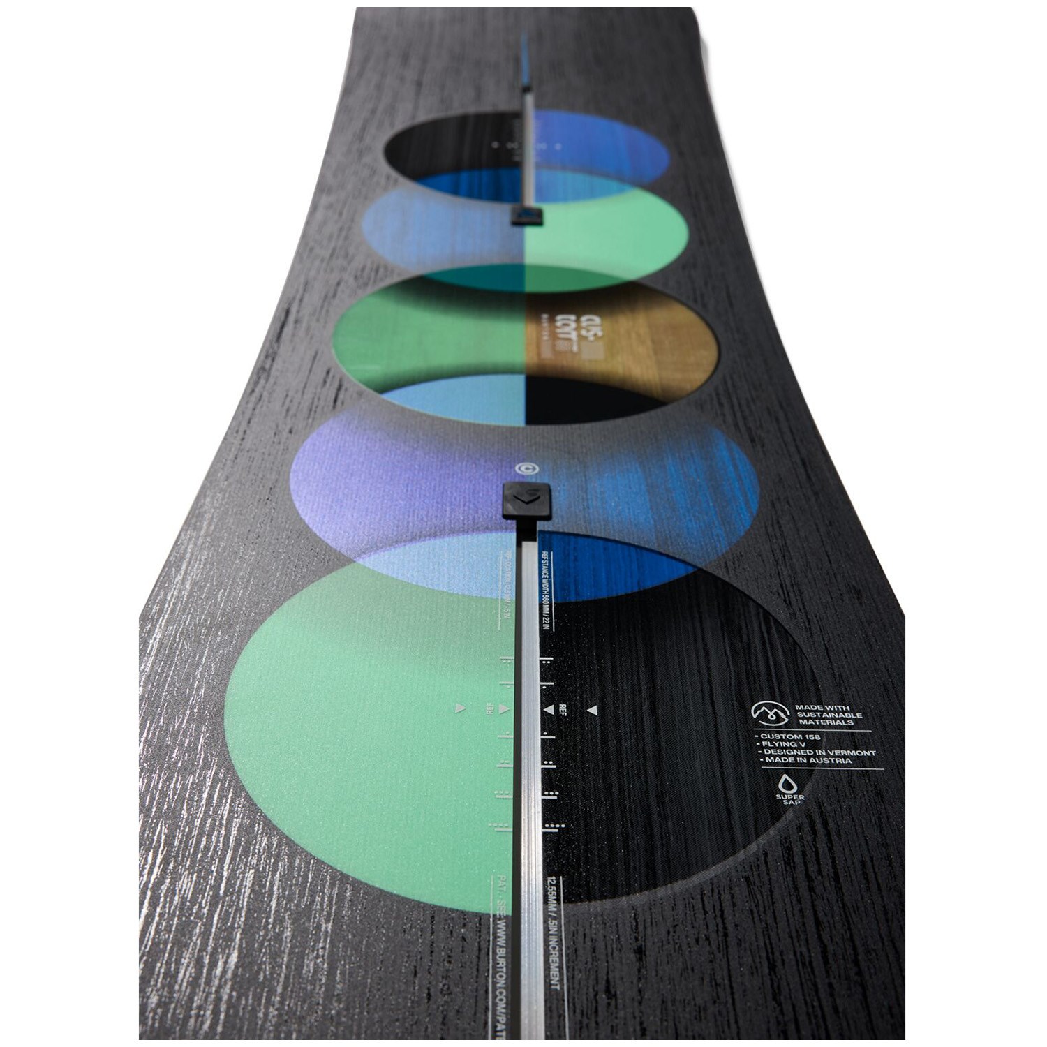 バートンカスタム X56 ビンディングМ 156cm ローキャンバー スノボ