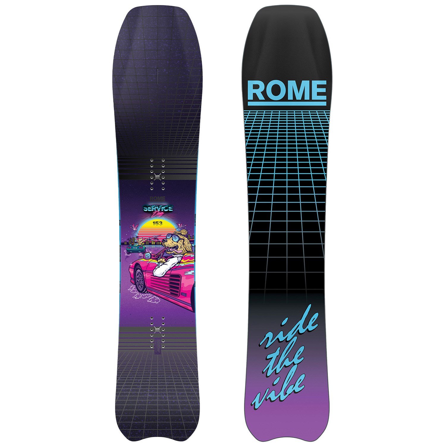 Rome Service Dog Snowboard 2025 | evo