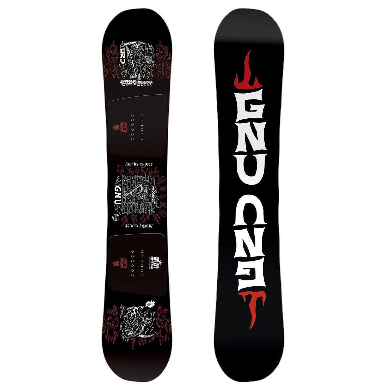 GNU Riders Choice Asym C2X Snowboard 2025 | evo