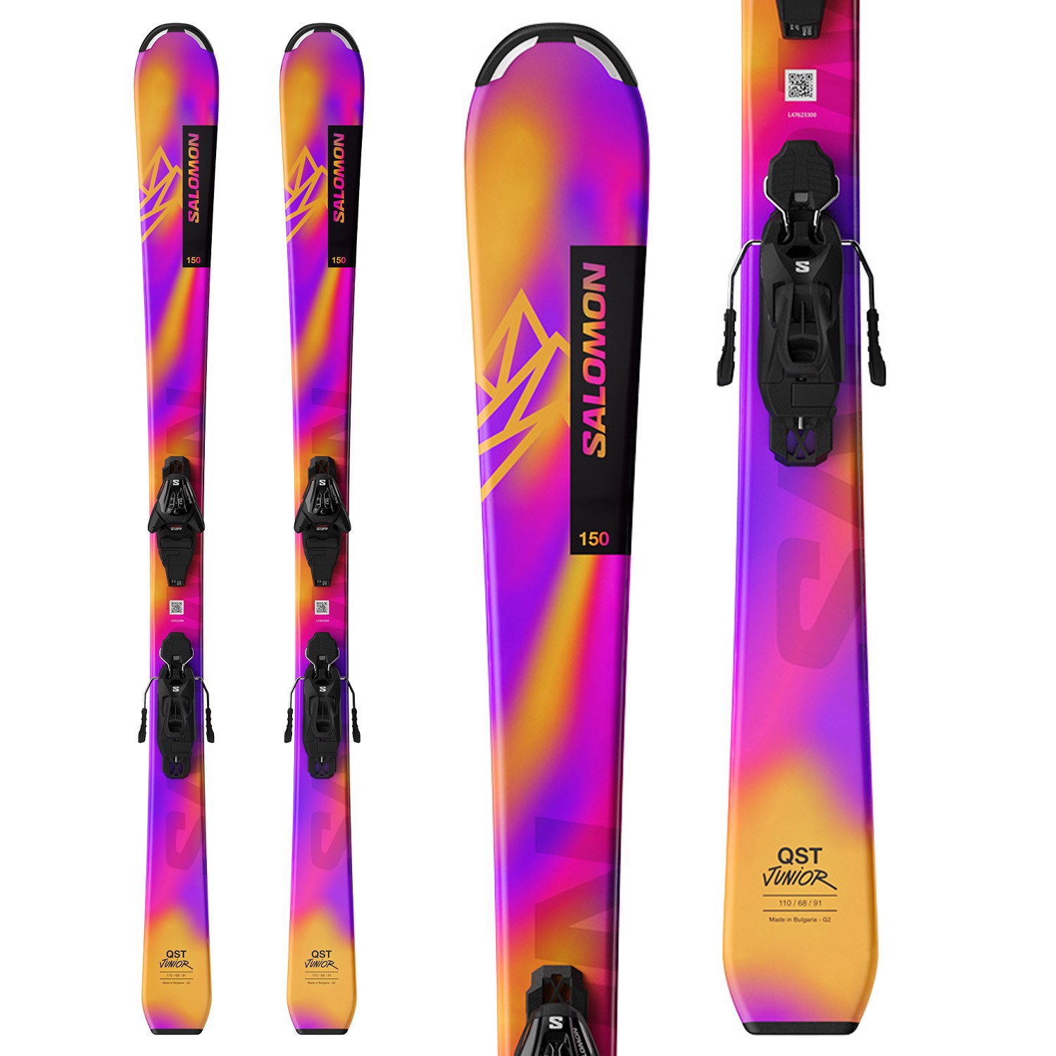 Salomon QST LUX Jr S with C5 Bindings- Kids