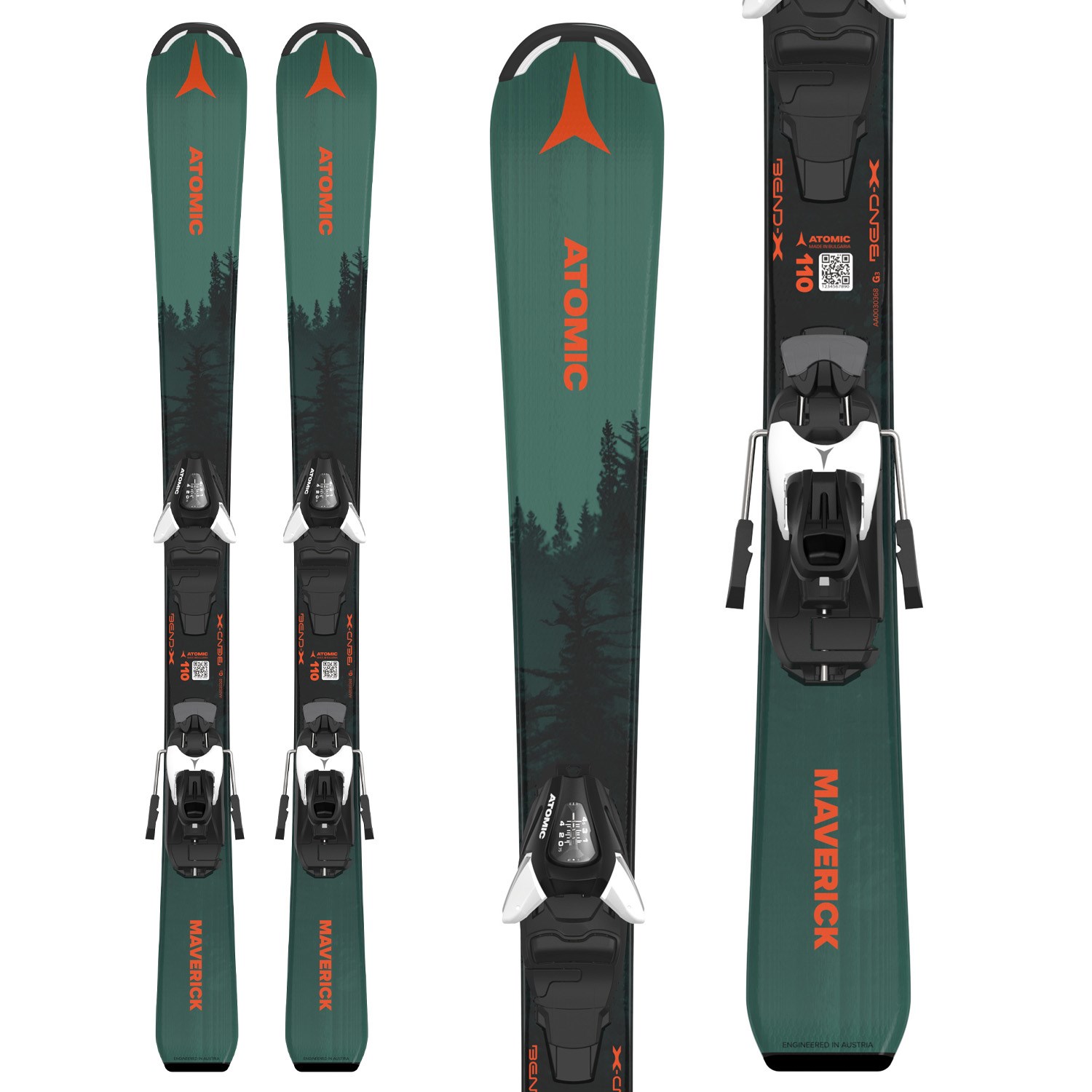 Atomic Maverick Jr Skis + C5 GW Ski Bindings - Kids' 2026 | evo