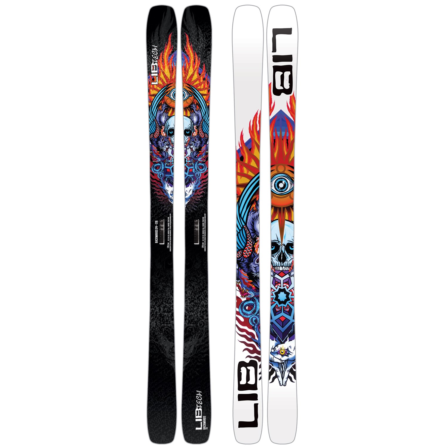 スキー LIBTETECH BACKWARDS 172 スキー LIBTETECH BACKWARDS 172 Lib Tech Backwards Skis 2026