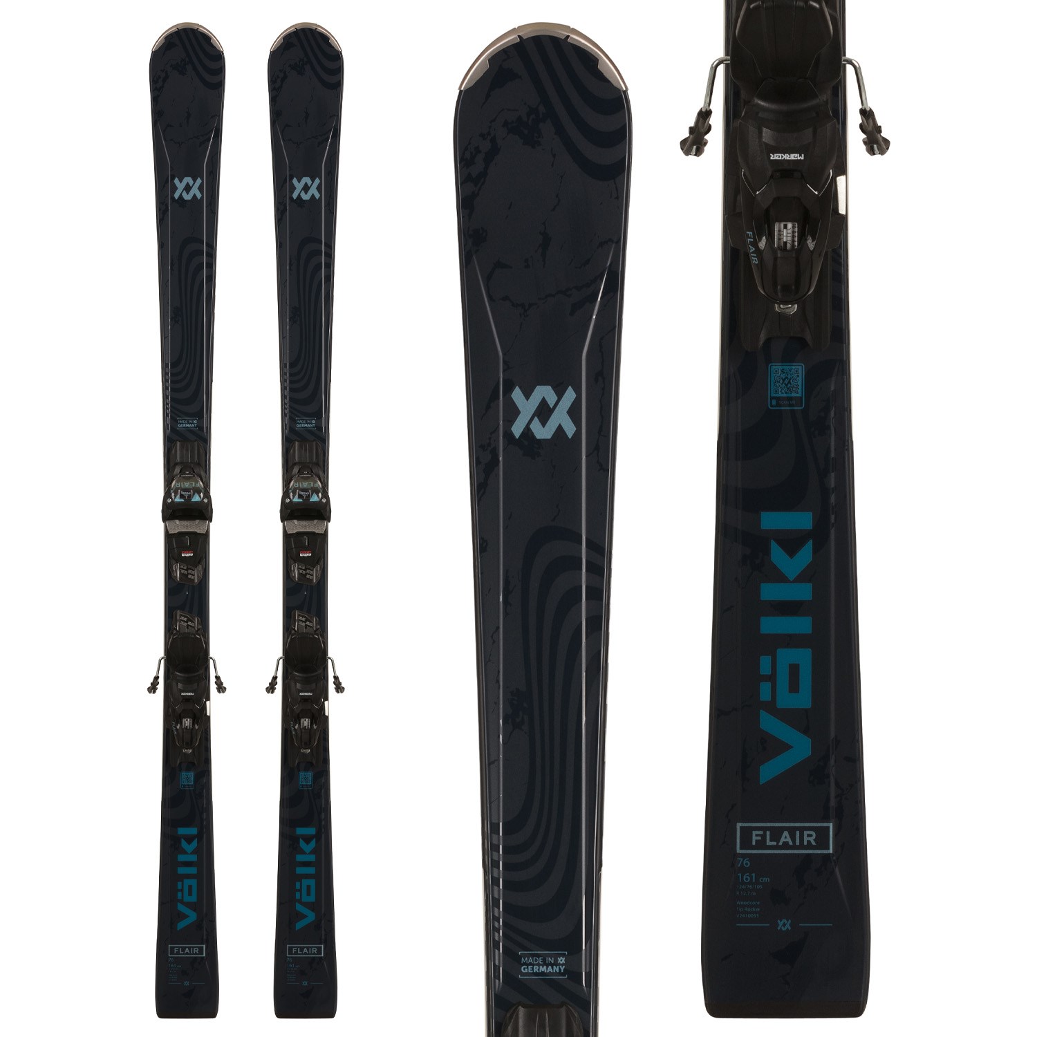 Völkl Flair 76 Skis + vMotion 10 GW Bindings - Women's 2025