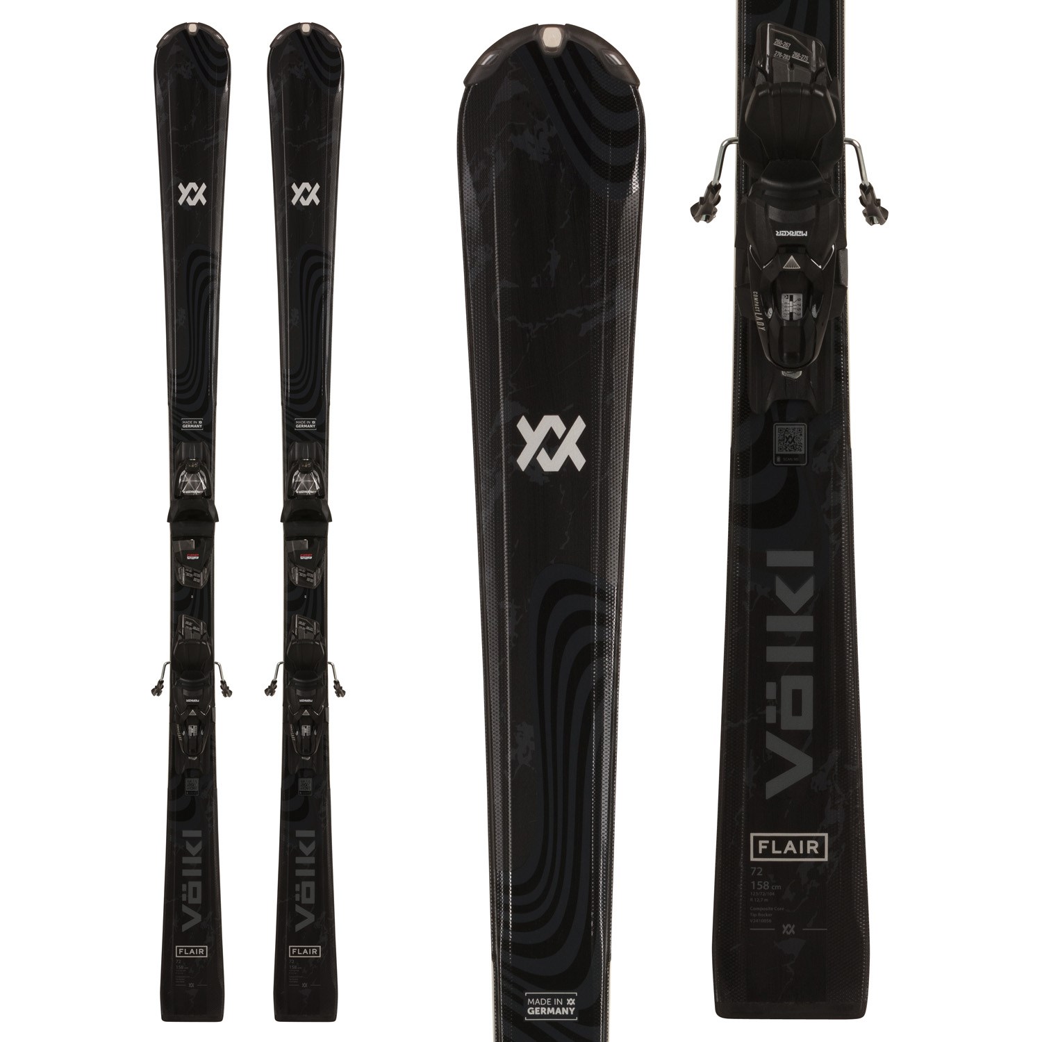 Völkl Flair 7.2 Skis + vMotion 10 GW Bindings - Women's 2025 Völkl Flair 7.2 Skis + vMotion 10 GW Bindings - Women's 2025