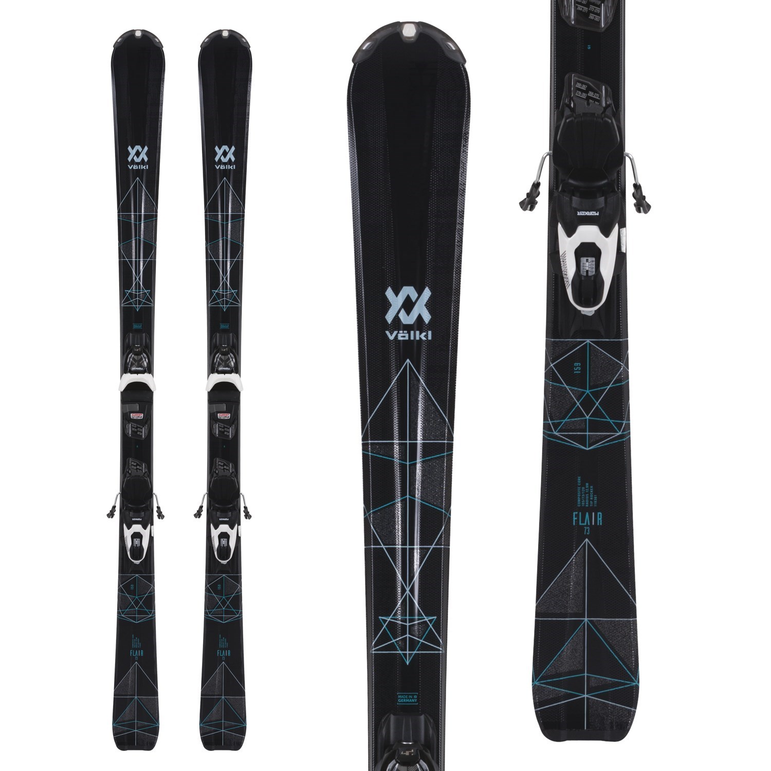 VOLKL Flair 73 147 スキー 板 MARKER 3 volkl-flair-73-skis-vmotion-10