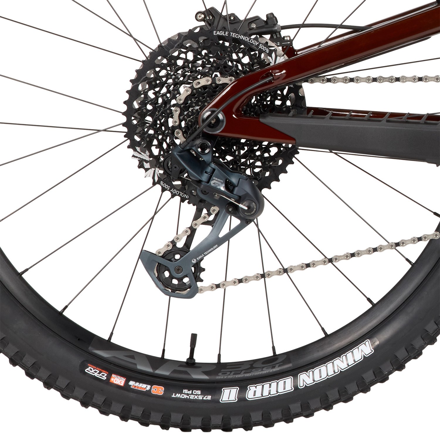 【新品、送料込みに変更可】SANTACRUZ RAZORBACK 5.8 Bronson-5-CC-GX-AXS_Root-