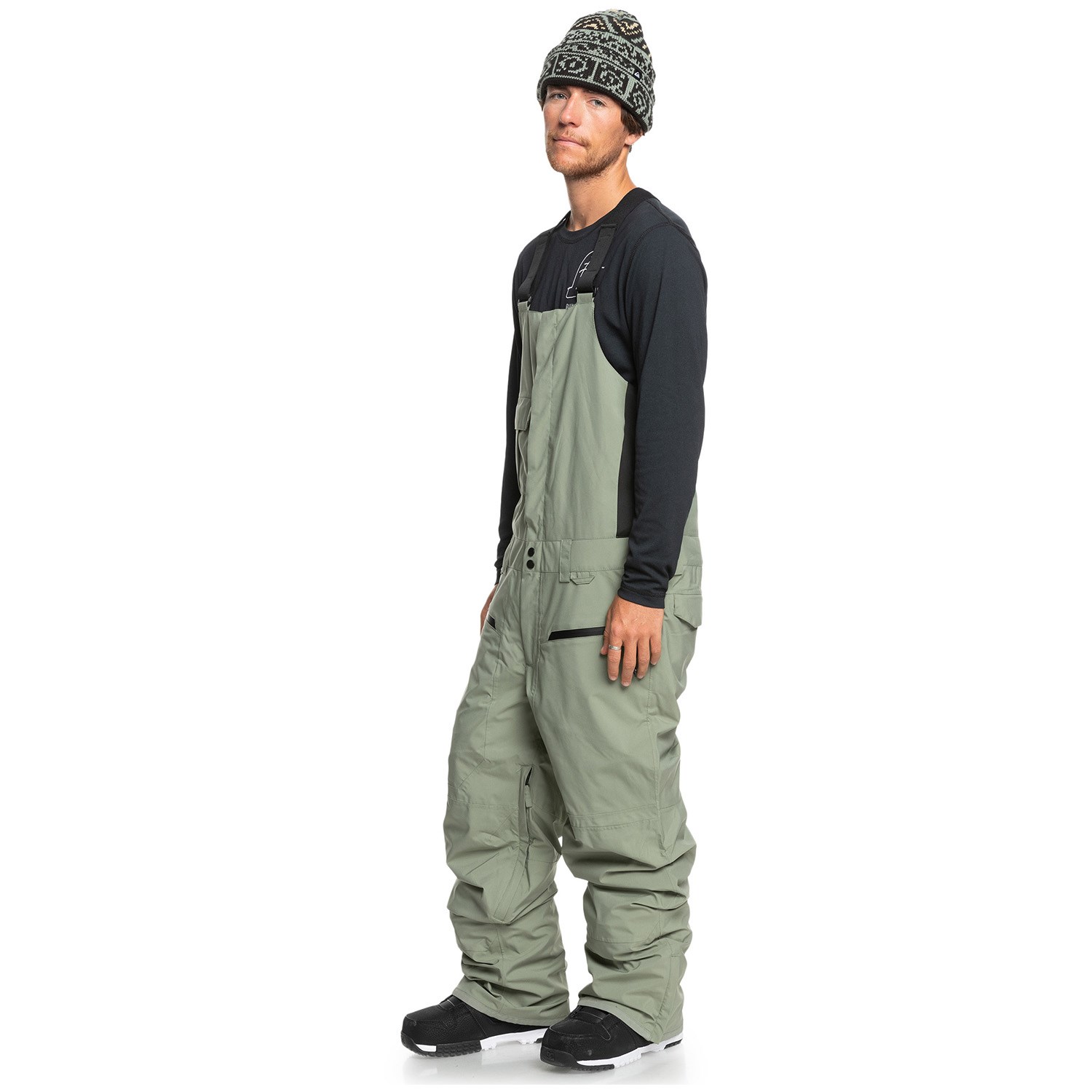 Quiksilver UTILITY BIB ビブパン L ブラック 美品 Quiksilver Utility Bibs - Men's | evo