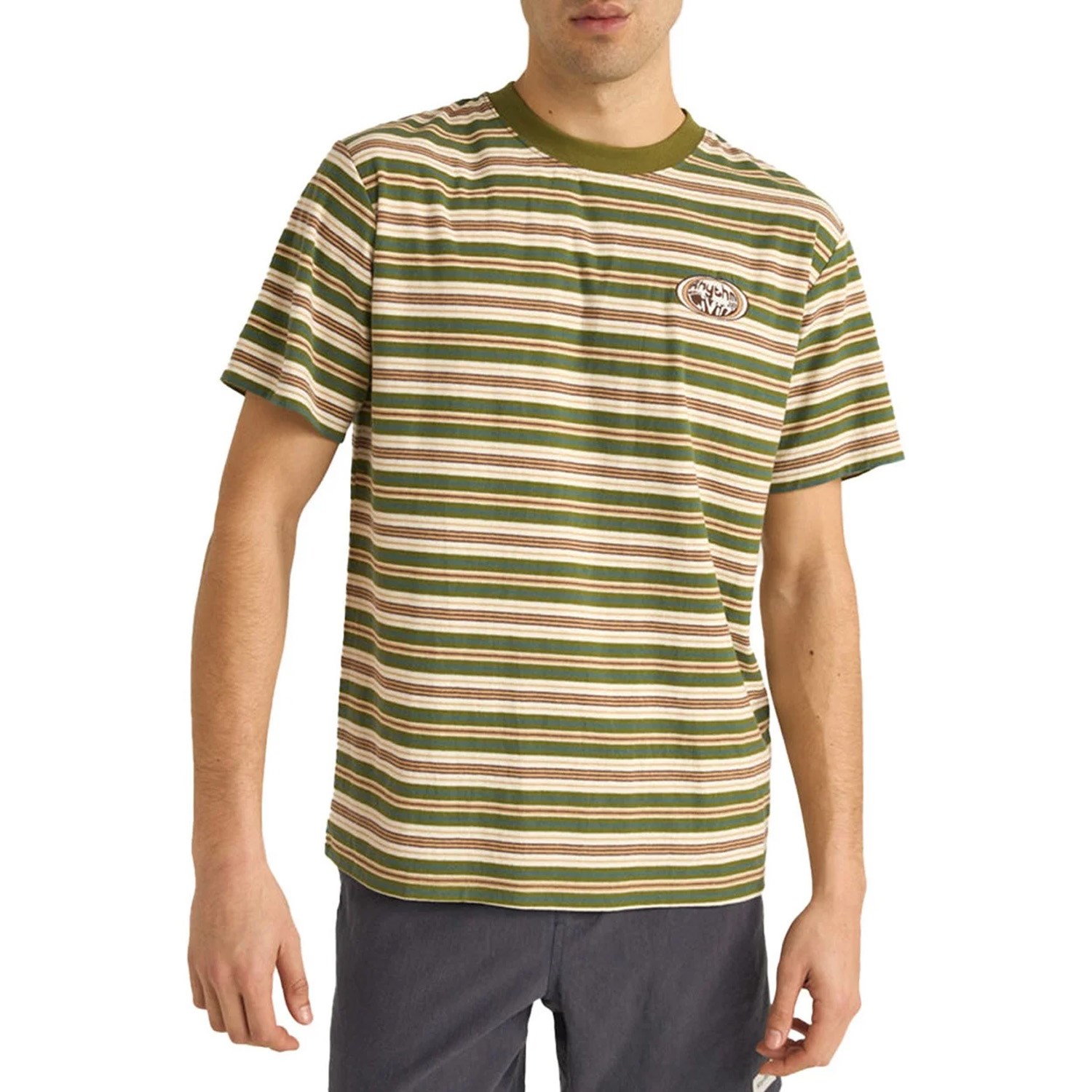 Rhythm Vintage Stripe Short-Sleeve T-Shirt - Men's | evo