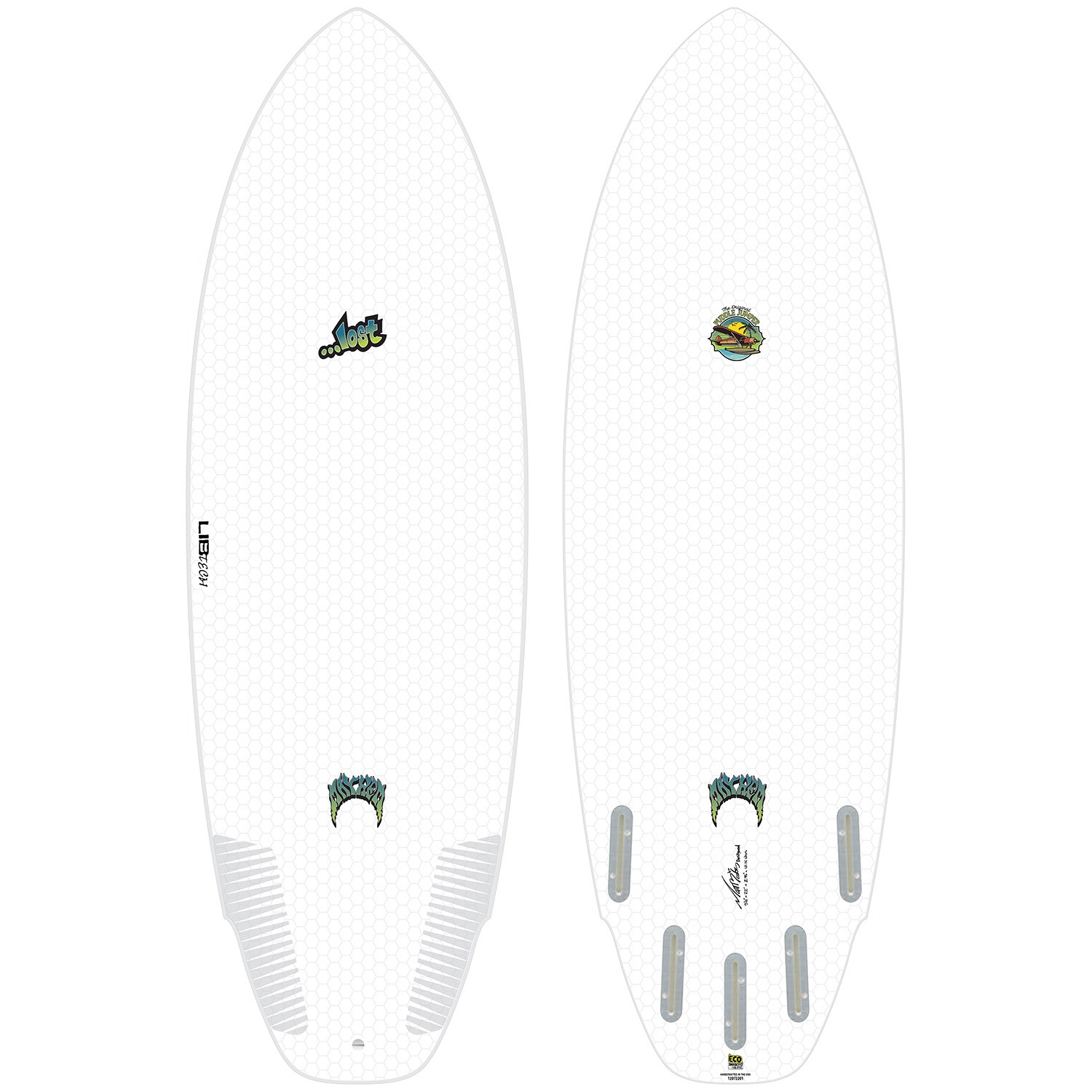 サーフィン・ボディボード LOST LIBTECH PUDDLE JUMPER Libtech Puddle Jumper - Lib X Lost 6'1 (FCSII Compatible