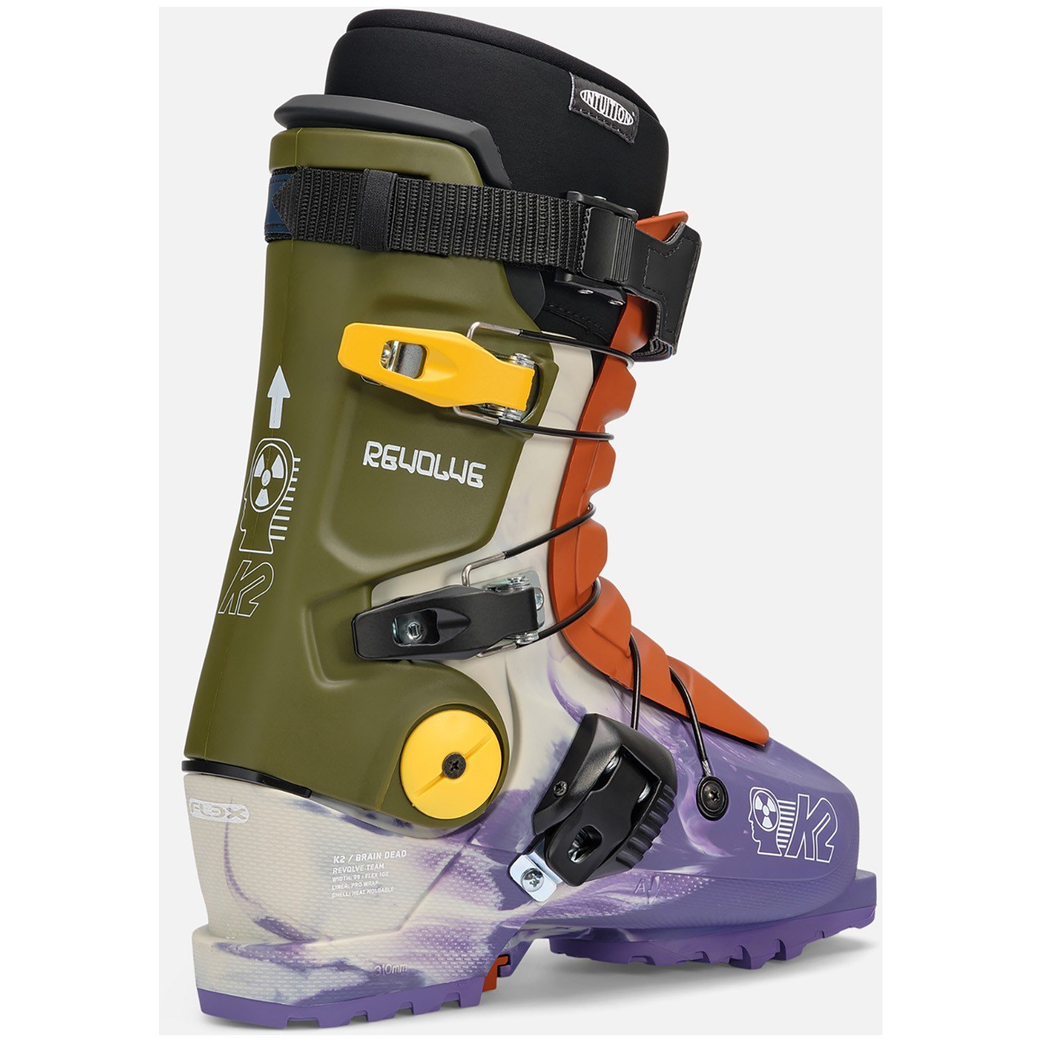 K2 FL3X x Brain Dead Revolve Team Ski Boots 2025 | evo