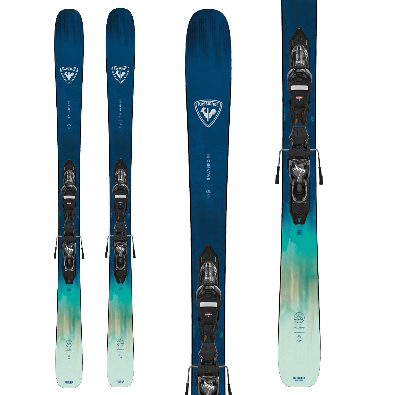 Rossignol Rallybird 94 Skis + Xpress W 11 Bindings - Women's 2025