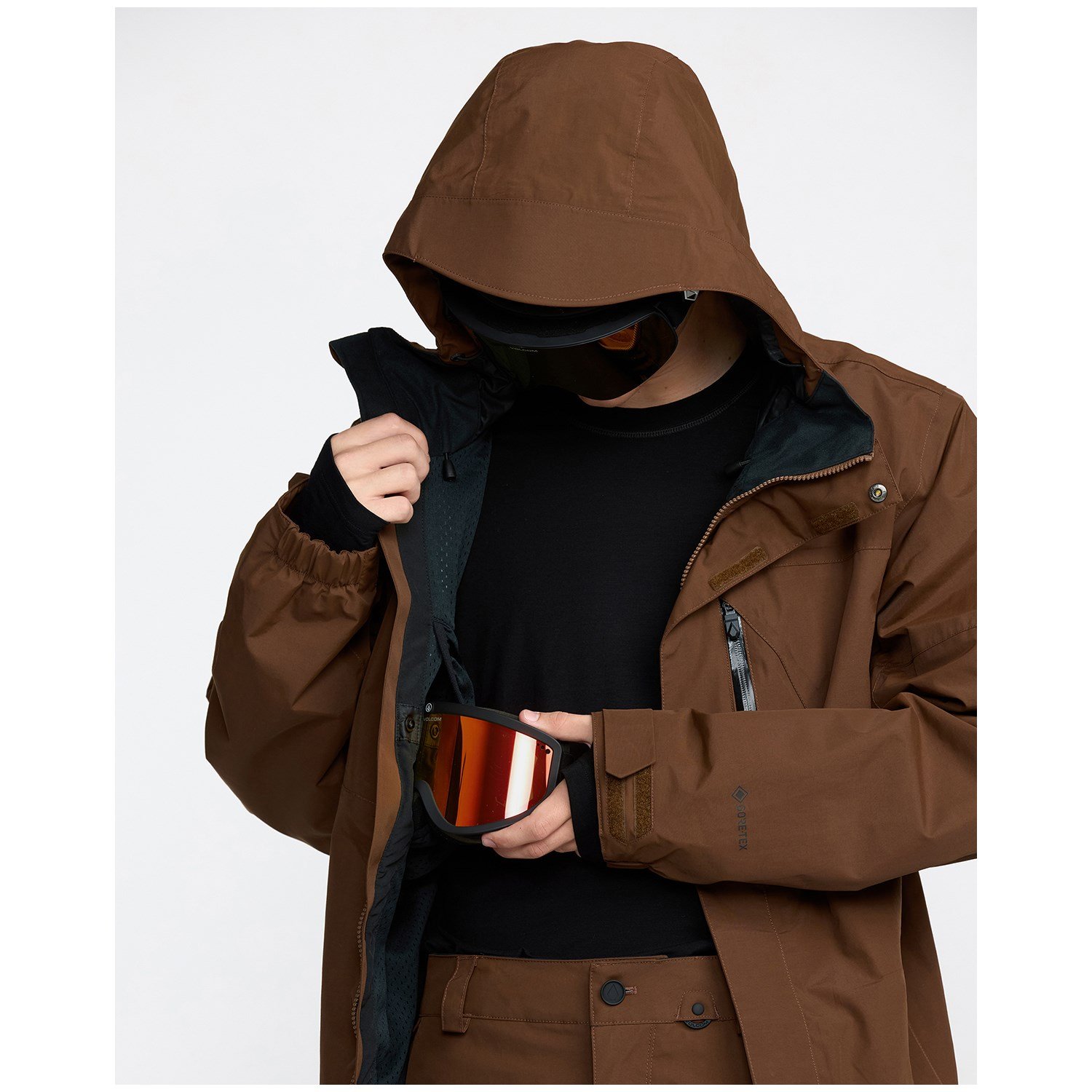 L GORE-TEXジャケット ブラウン THE NORTH FACE ノースフェイス NP62236 MOUNTAIN LIGHT JACKET GORE