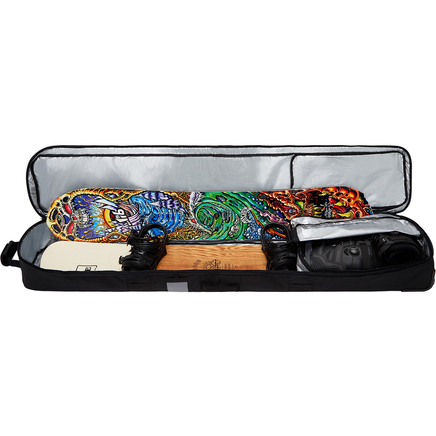 DAKINE LOW ROLLER 165 スノーボードバッグ　キャスター付き Amazon.com : Dakine Low Roller Snowboard Bag - Black, 157 CM