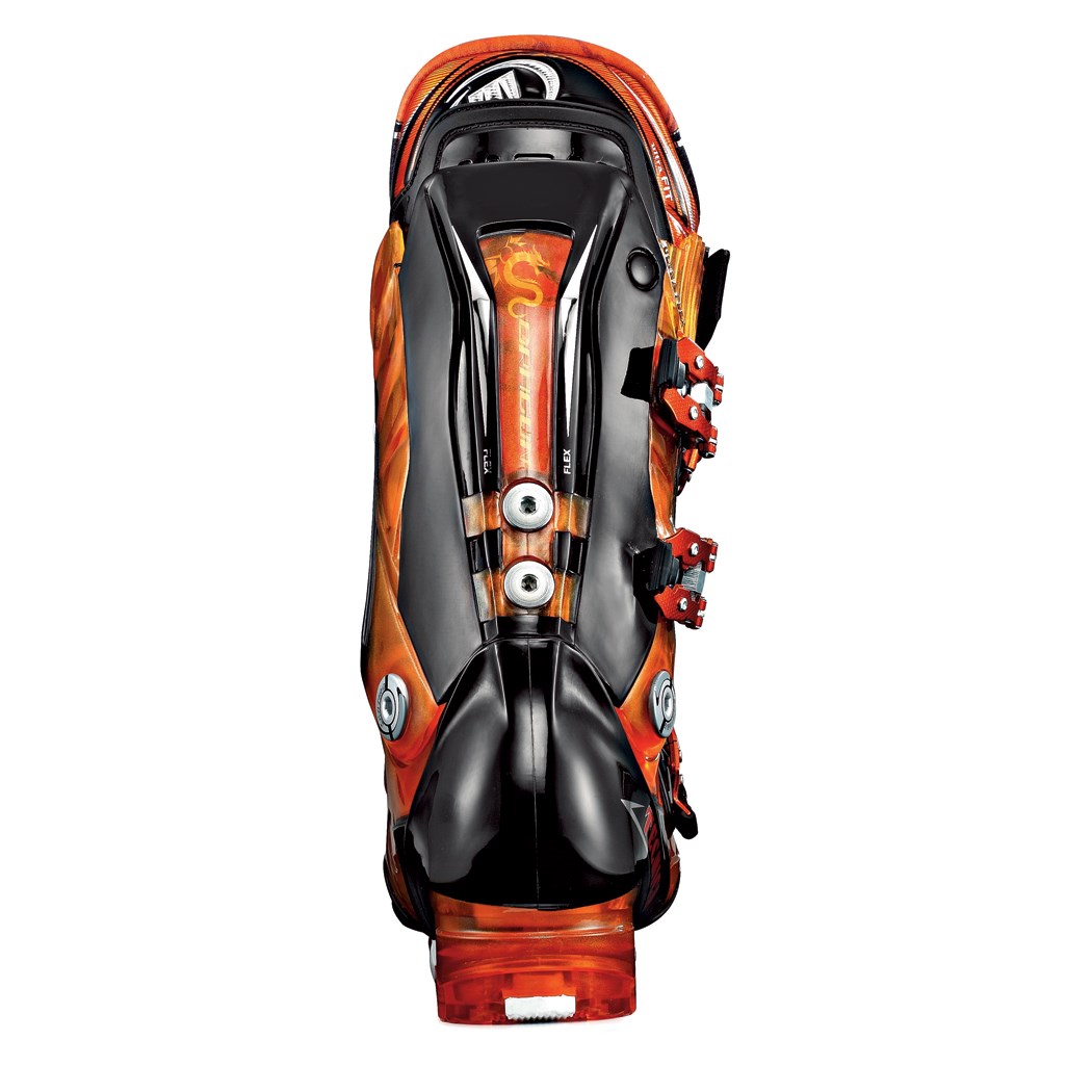 Tecnica Dragon 100 Ultrafit Ski Boots Smoke Black Mens Size 26.5 Carbon  Steel
