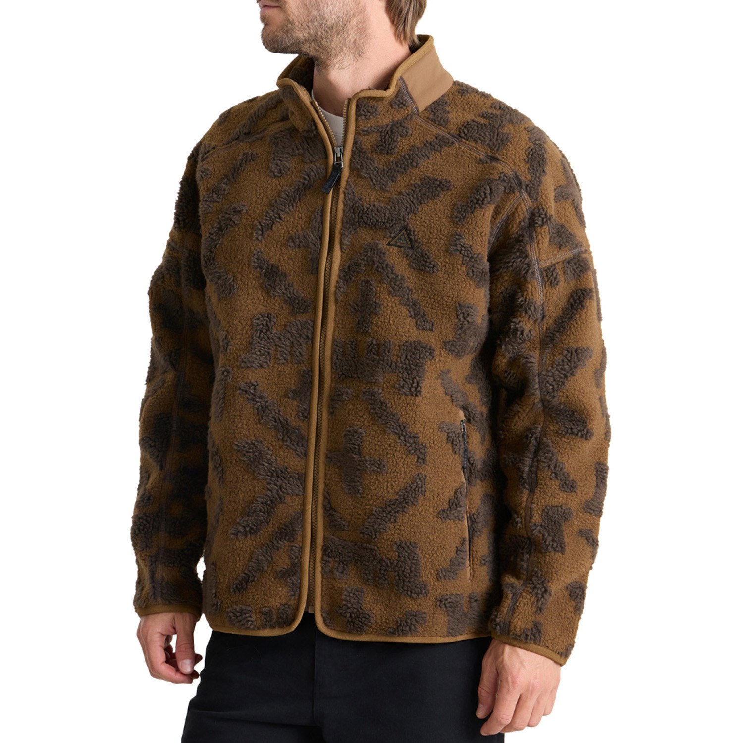 Roark Campover Jacquard Sherpa Zip Fleece - Men's | evo