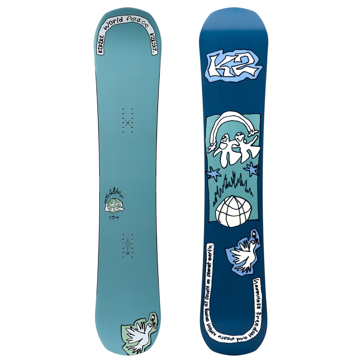 スノーボード k2 world peace 152w K2 World Peace Snowboard 2026 | evo