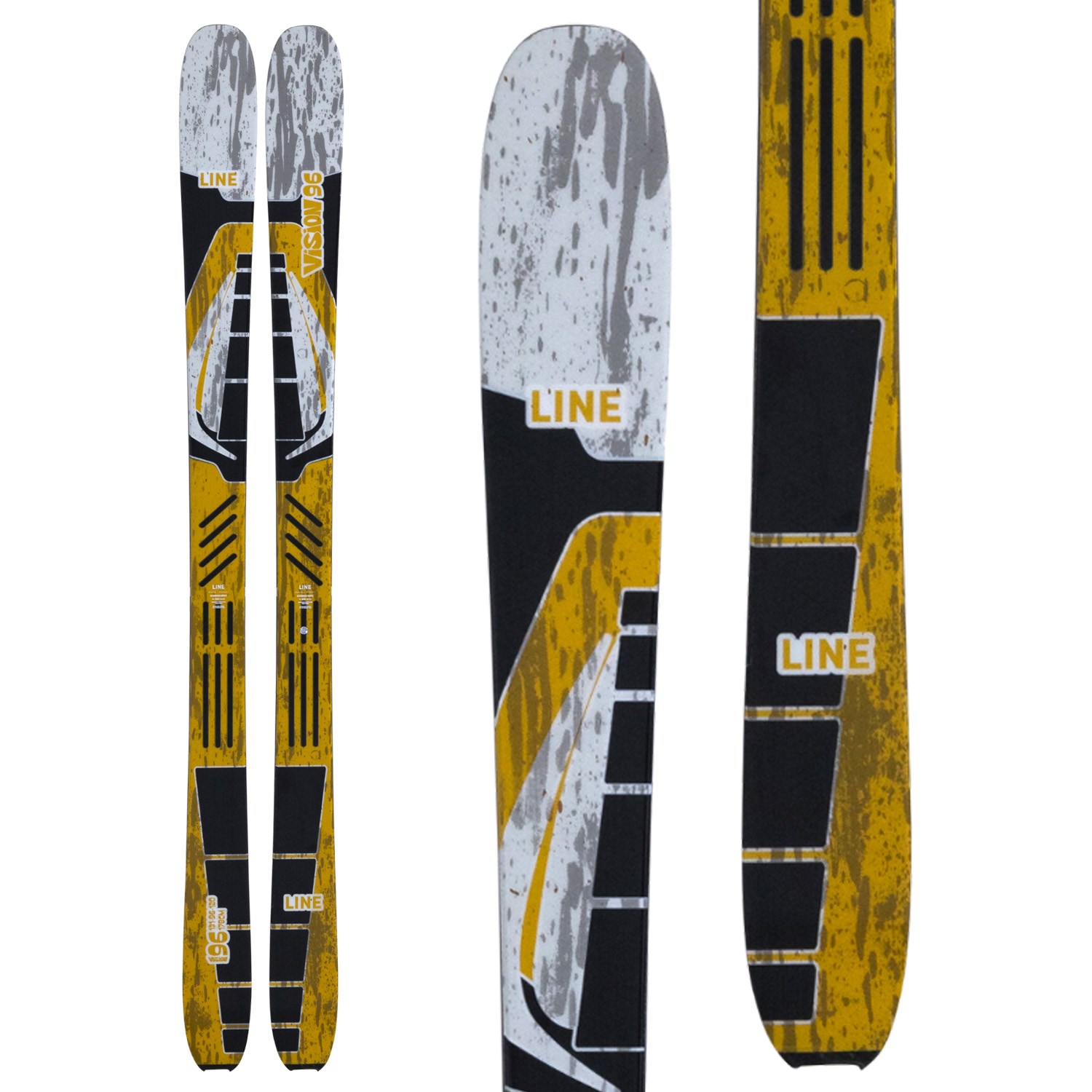 スキー LINE ski 2025 Line Optic 96 Skis with Marker Griffon 13 ID Bindings