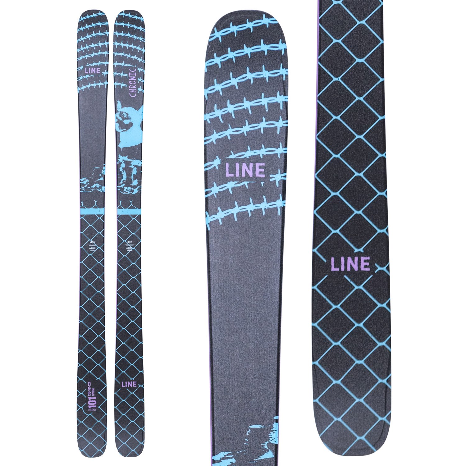 スキー板 chronic LINE 171cm pivot 12 Line Skis Chronic 101 Skis 2026 | evo