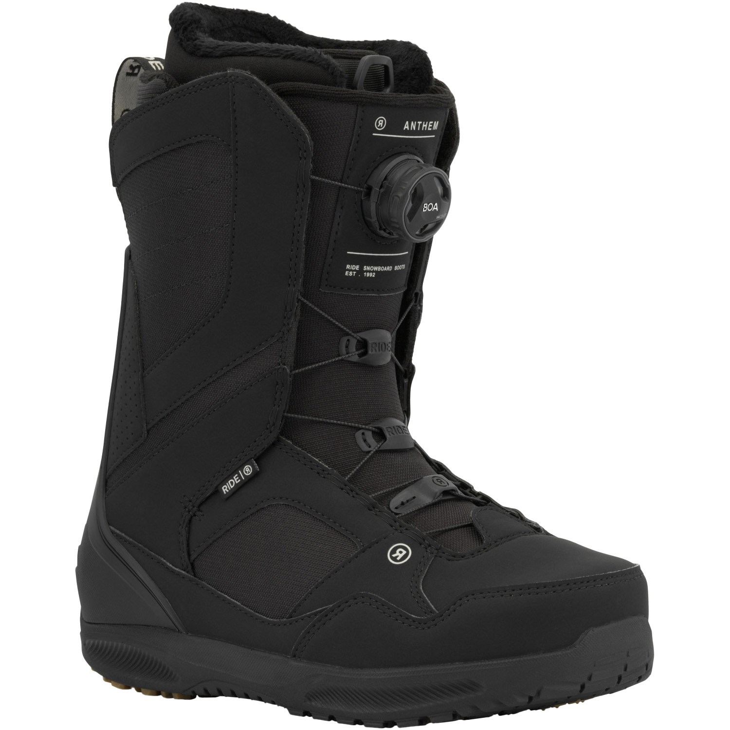 RIDE スノーボードブーツ ANTHEM BOAシステム 黒 RIDE Anthem Snowboard Boots 2025 | RIDE Snowboards