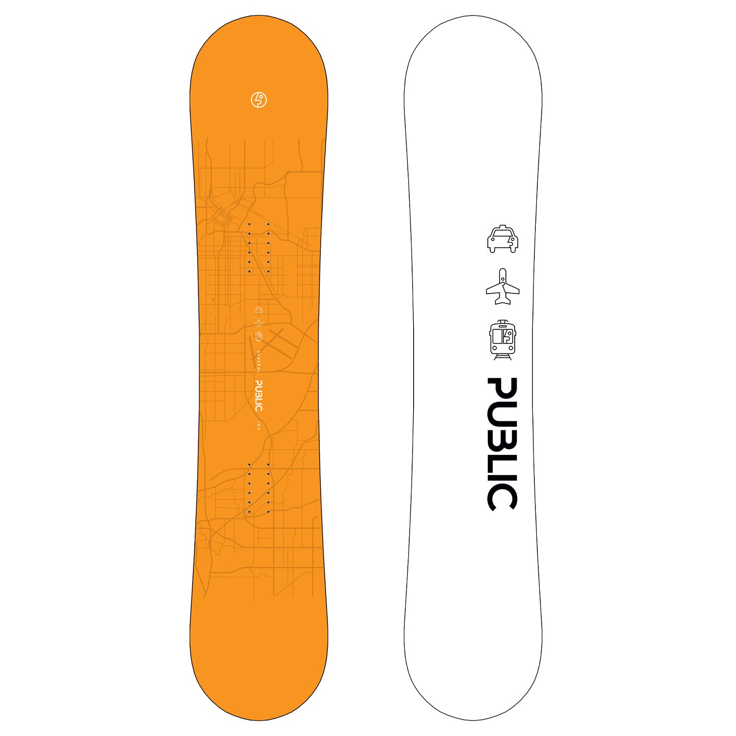 PUBLIC GENERAL HYBRID CAMBER　153cm Public Snowboards General Public Snowboard 2024 | $419.95
