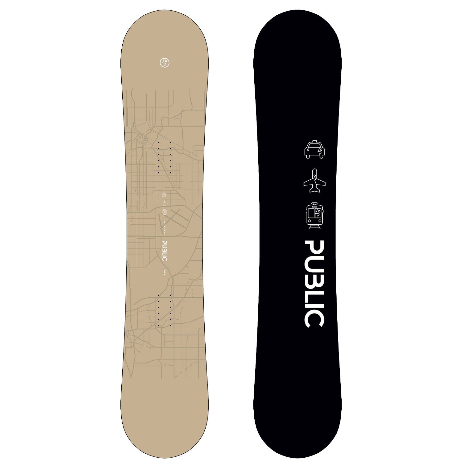Public Snowboards General Snowboard 2026 evo
